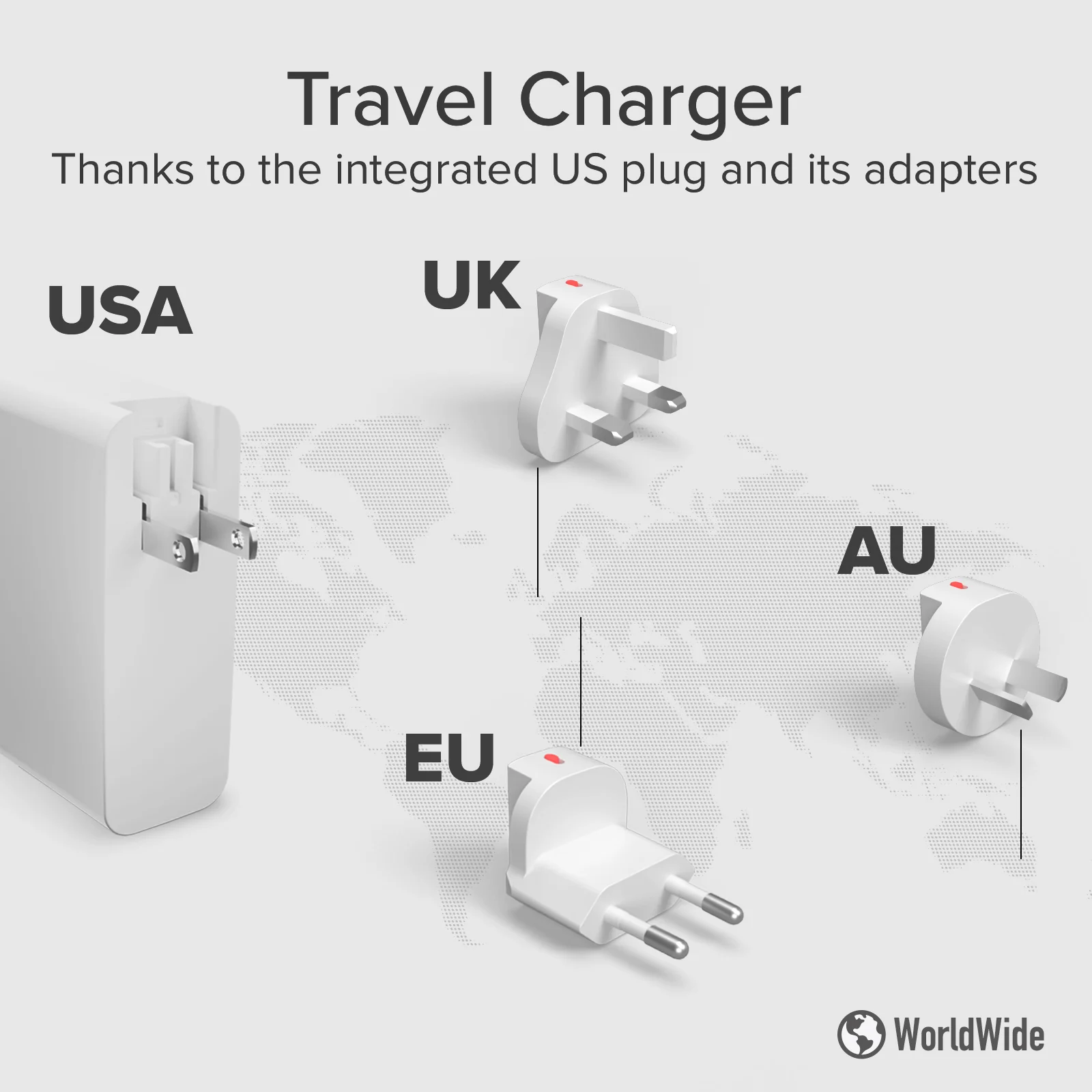 Adattatore caricatore universale da viaggio 100W - Image 6