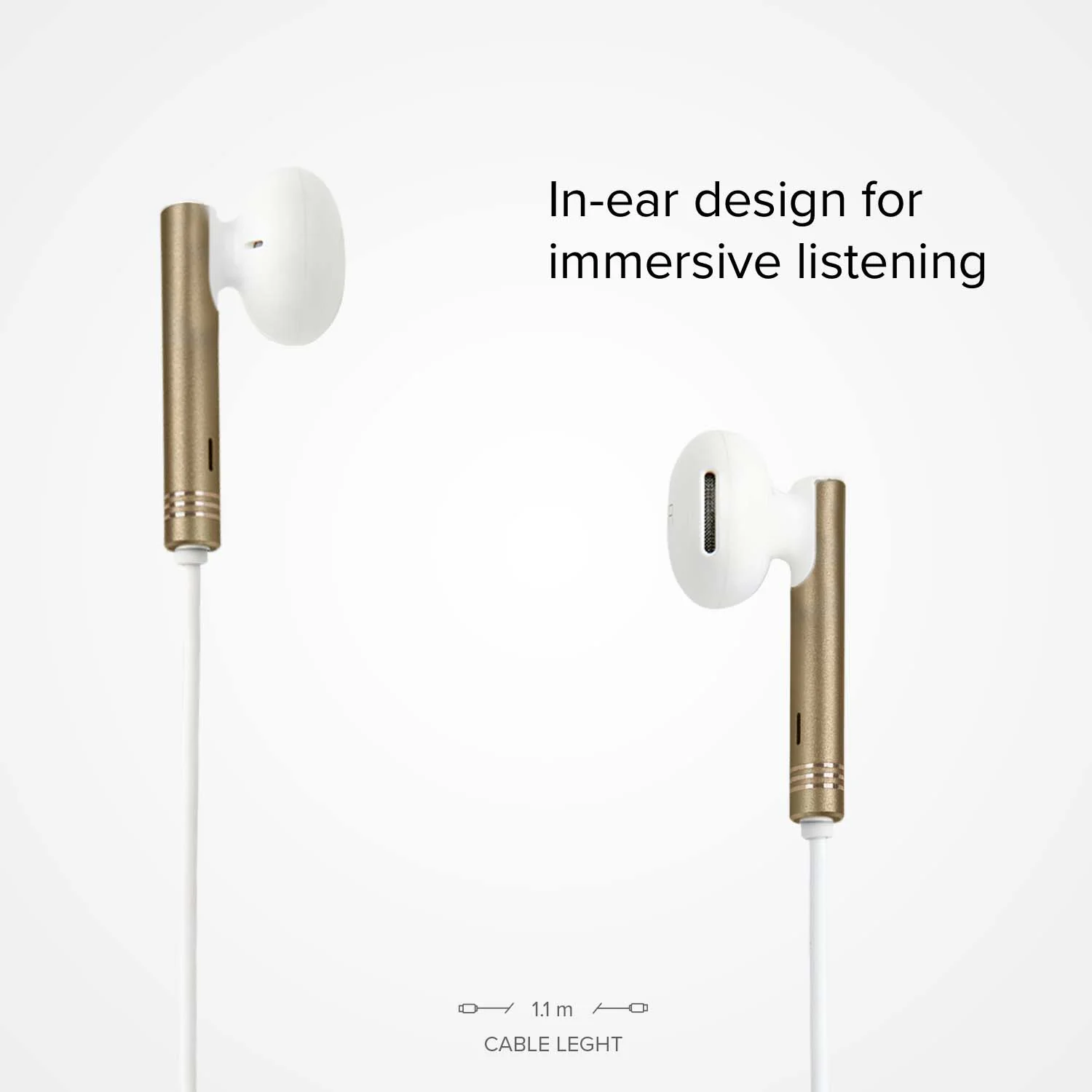 Auricolari in metallo Gold Collection - Image 3