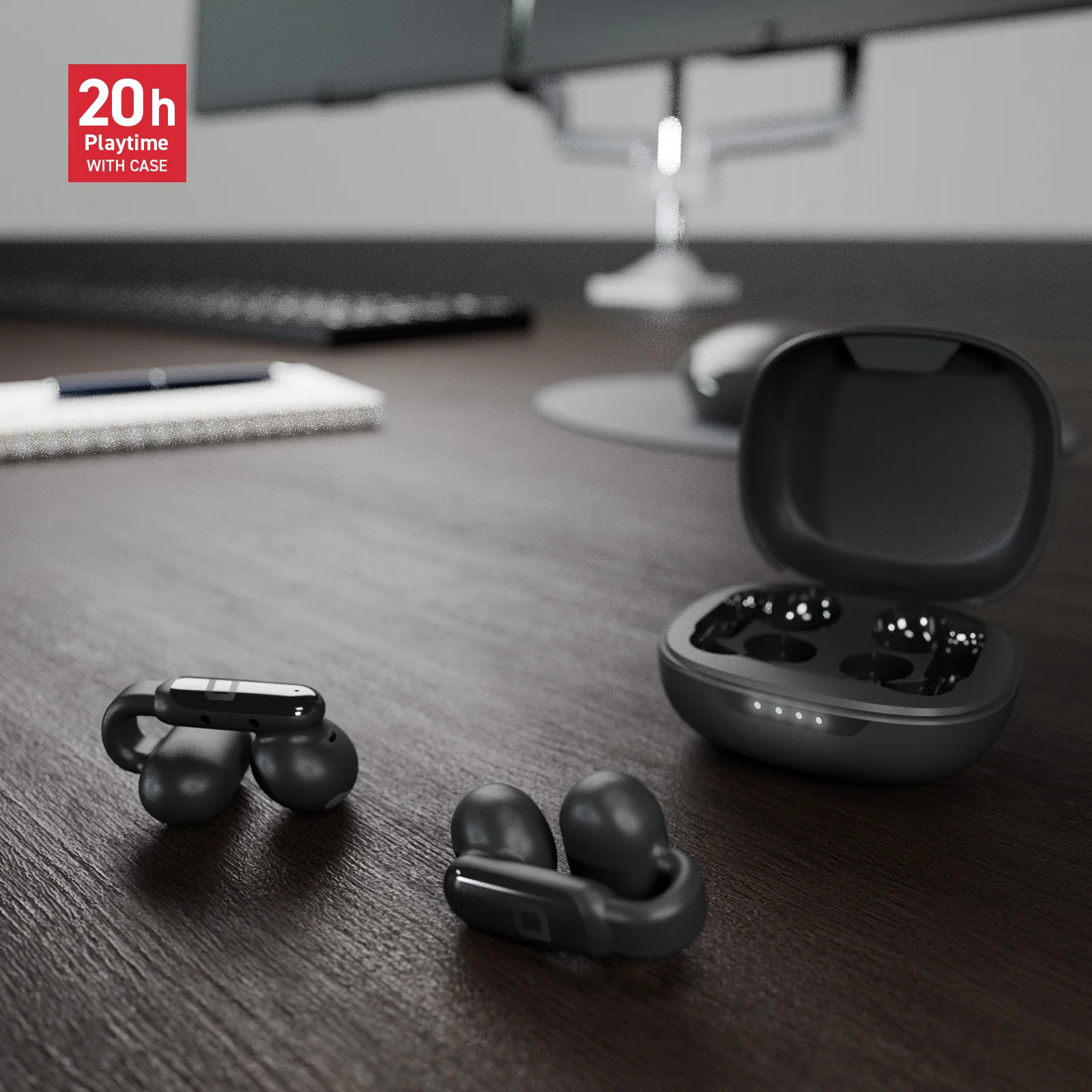 Auricolari OWS con design a clip e controlli touch - Image 18