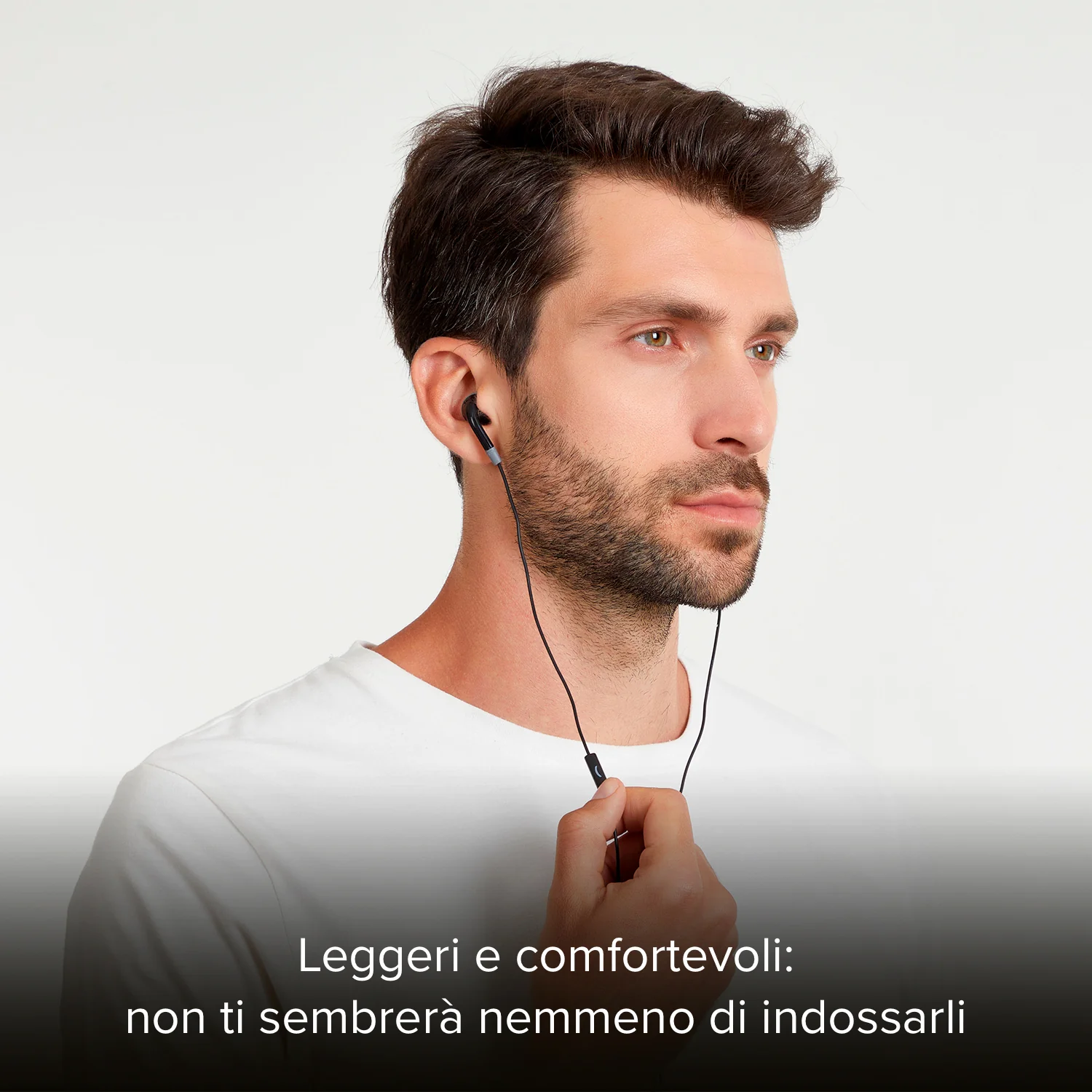 Auricolari filo stereo Duo, jack 3,5 mm con microfono e tasto alla risposta - Image 7