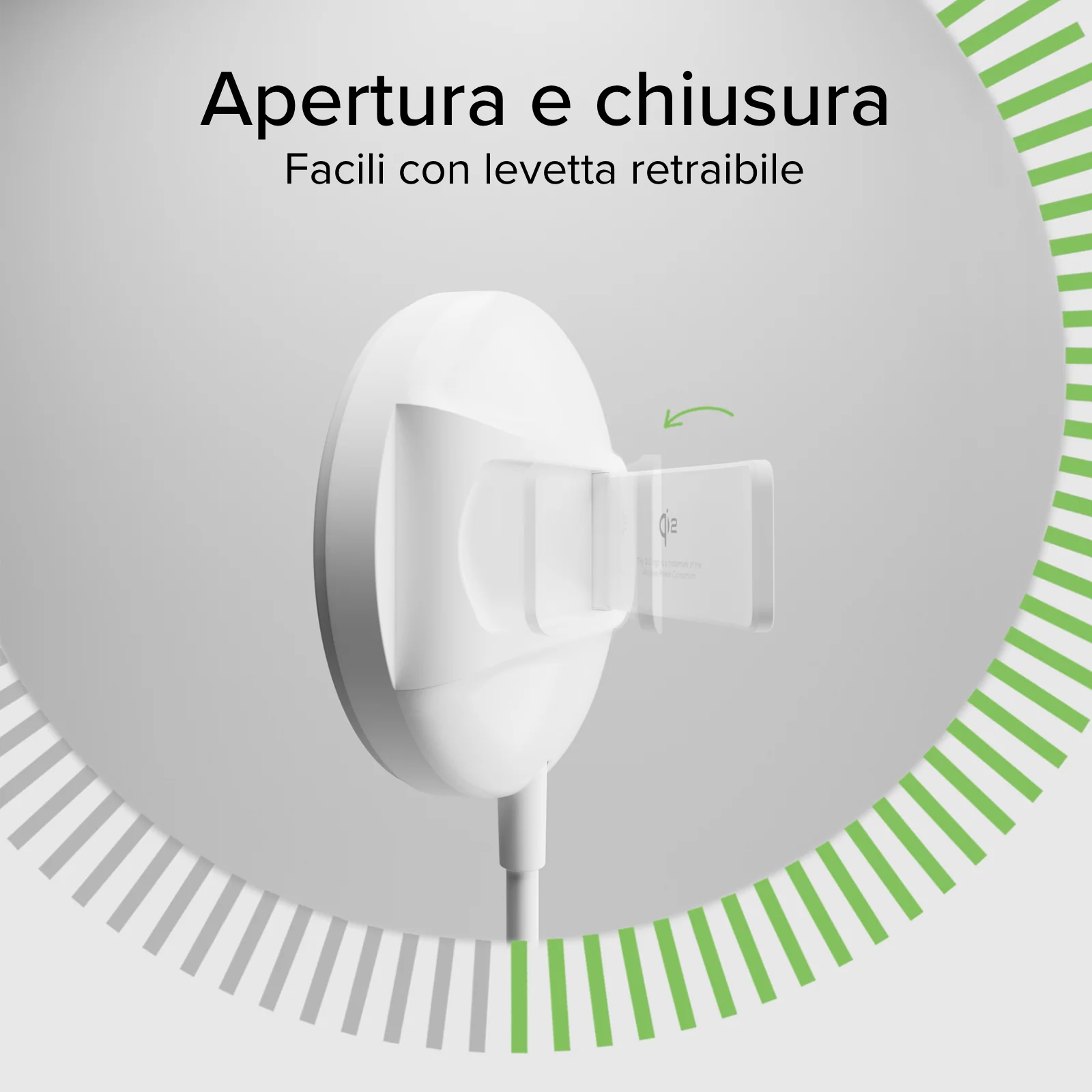 Basetta di ricarica wireless Qi2 compatibile MagSafe 15W con funzione stand - Image 10