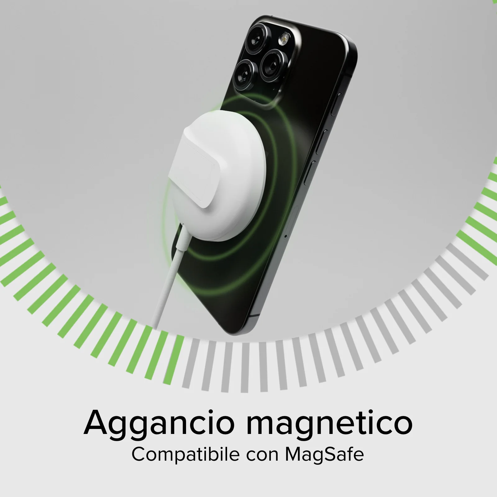 Basetta di ricarica wireless Qi2 compatibile MagSafe 15W con funzione stand - Image 7
