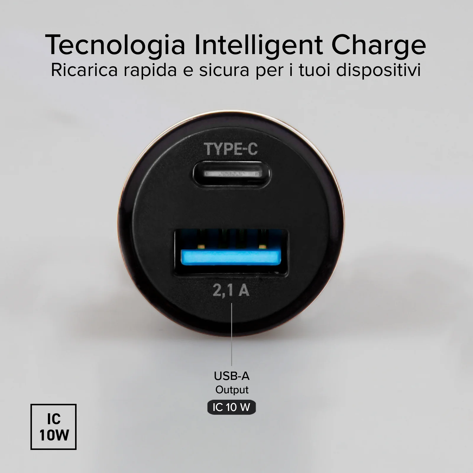 Caricabatterie da auto Type-C – USB da 2.1A - Image 5