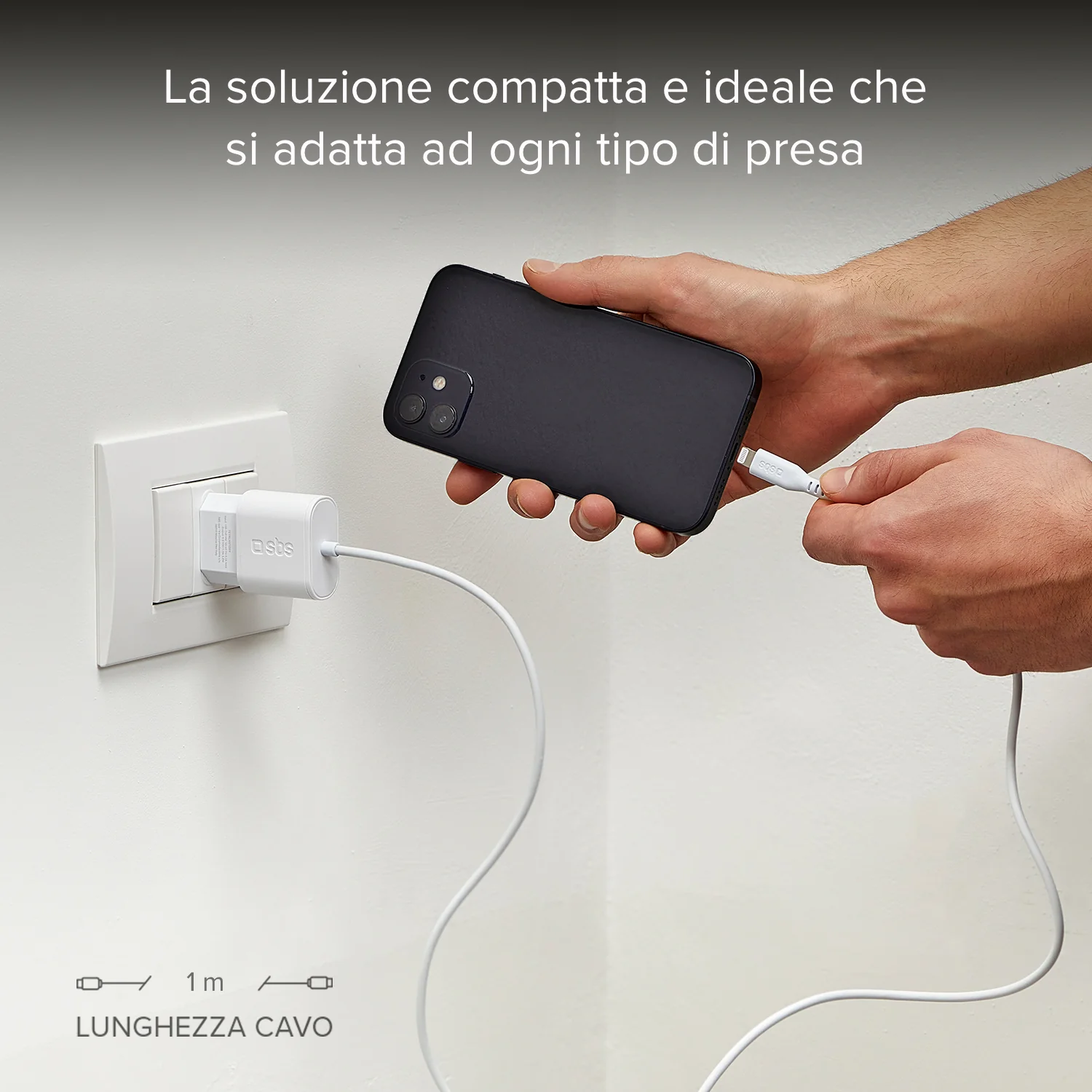Caricabatterie caricatore 5W - carica standard, cavo Lightning MFi integrato - Image 7