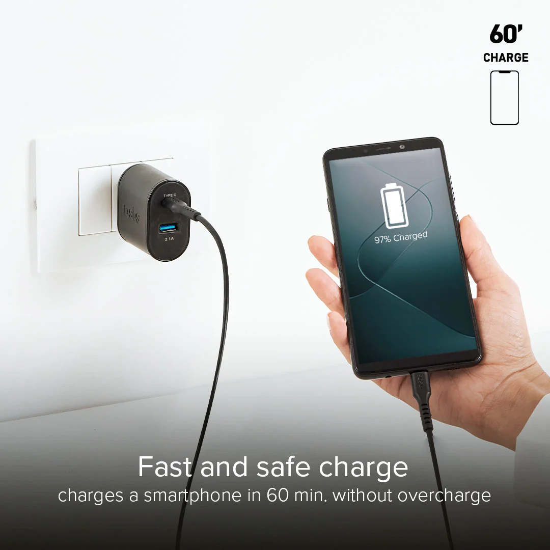 Caricabatterie da viaggio USB-A - USB-C a ricarica rapida - Image 10