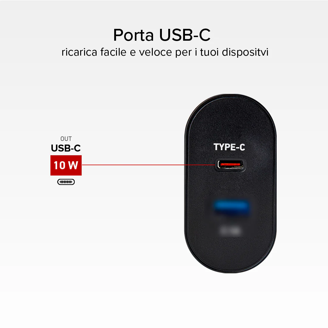 Caricabatterie da viaggio USB-A - USB-C a ricarica rapida - Image 7