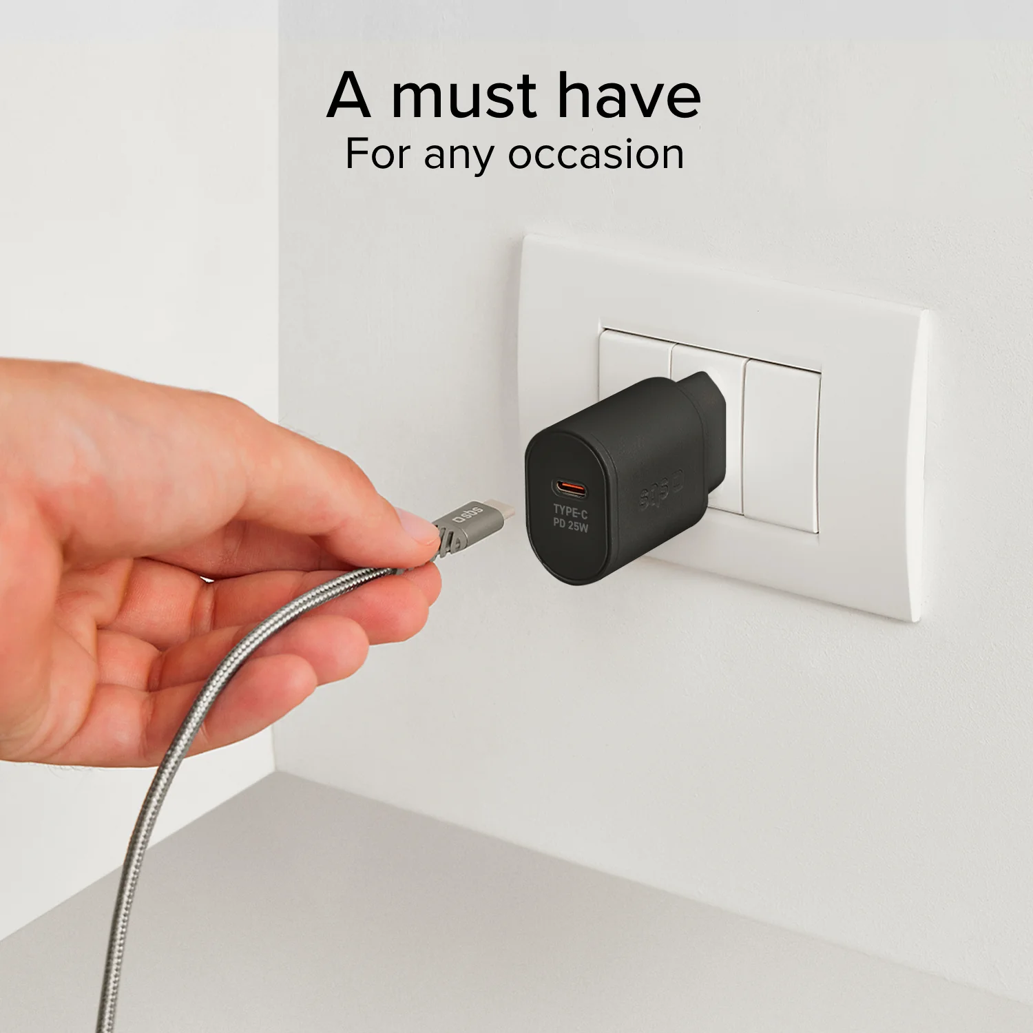 Caricabatterie caricatore - Ricarica rapida con porta USB-C 25W Power Delivery - Image 2