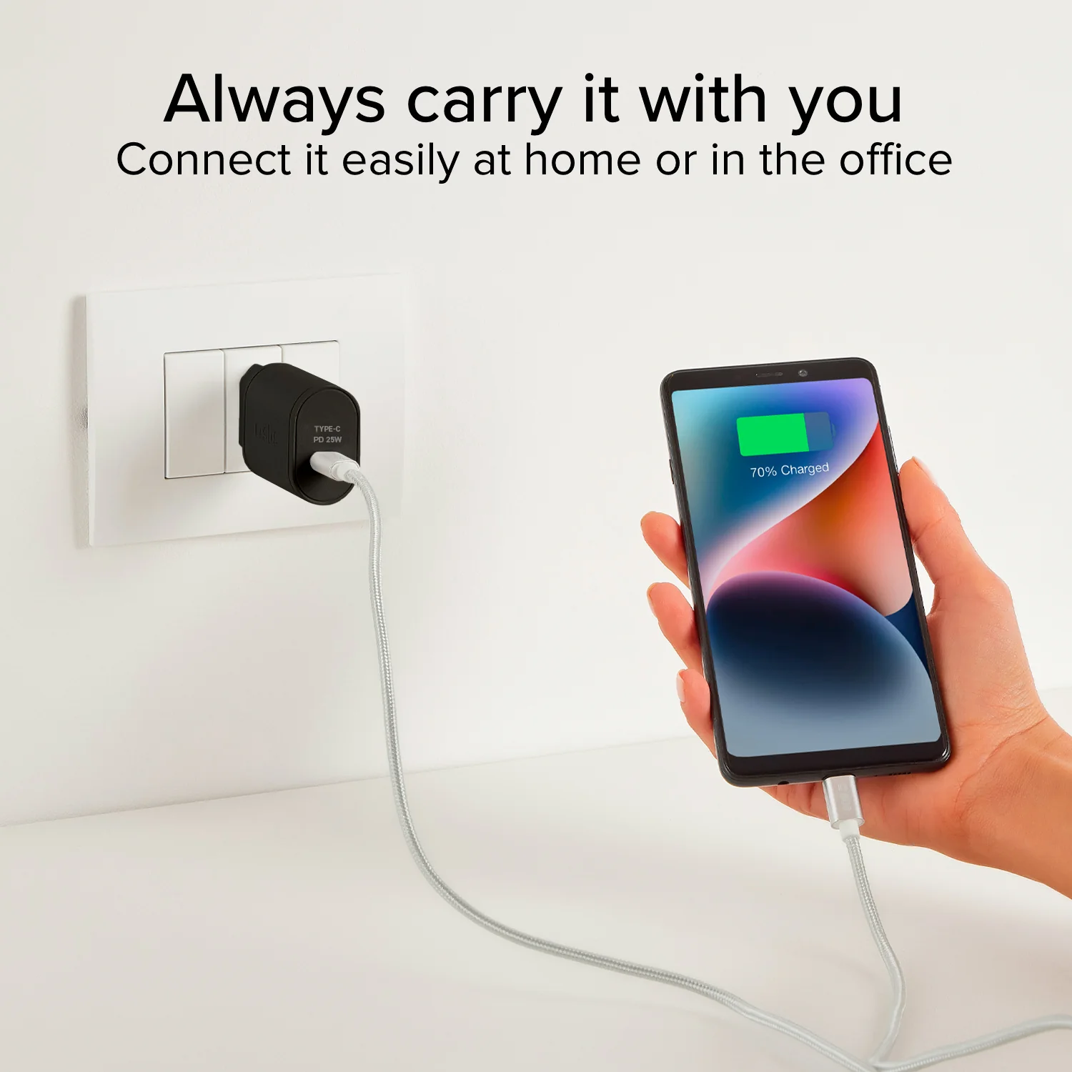 Caricabatterie caricatore - Ricarica rapida con porta USB-C 25W Power Delivery - Image 7