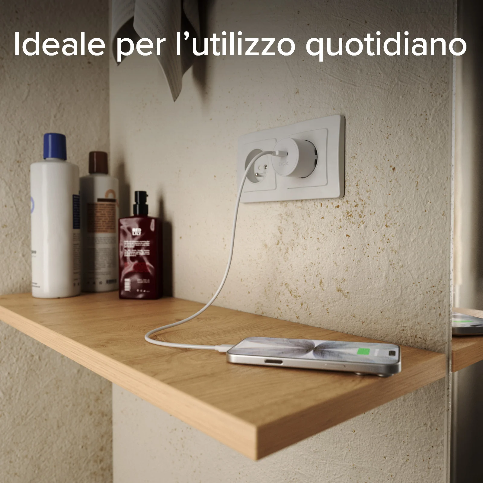 Caricatore con spina Schuko e porta USB-C 20W PD, adatto per MacBook Neo - Image 13