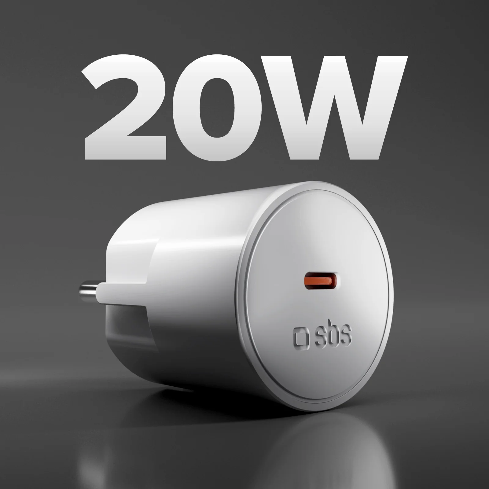 Caricatore con spina Schuko e porta USB-C 20W PD, adatto per MacBook Neo - Image 2