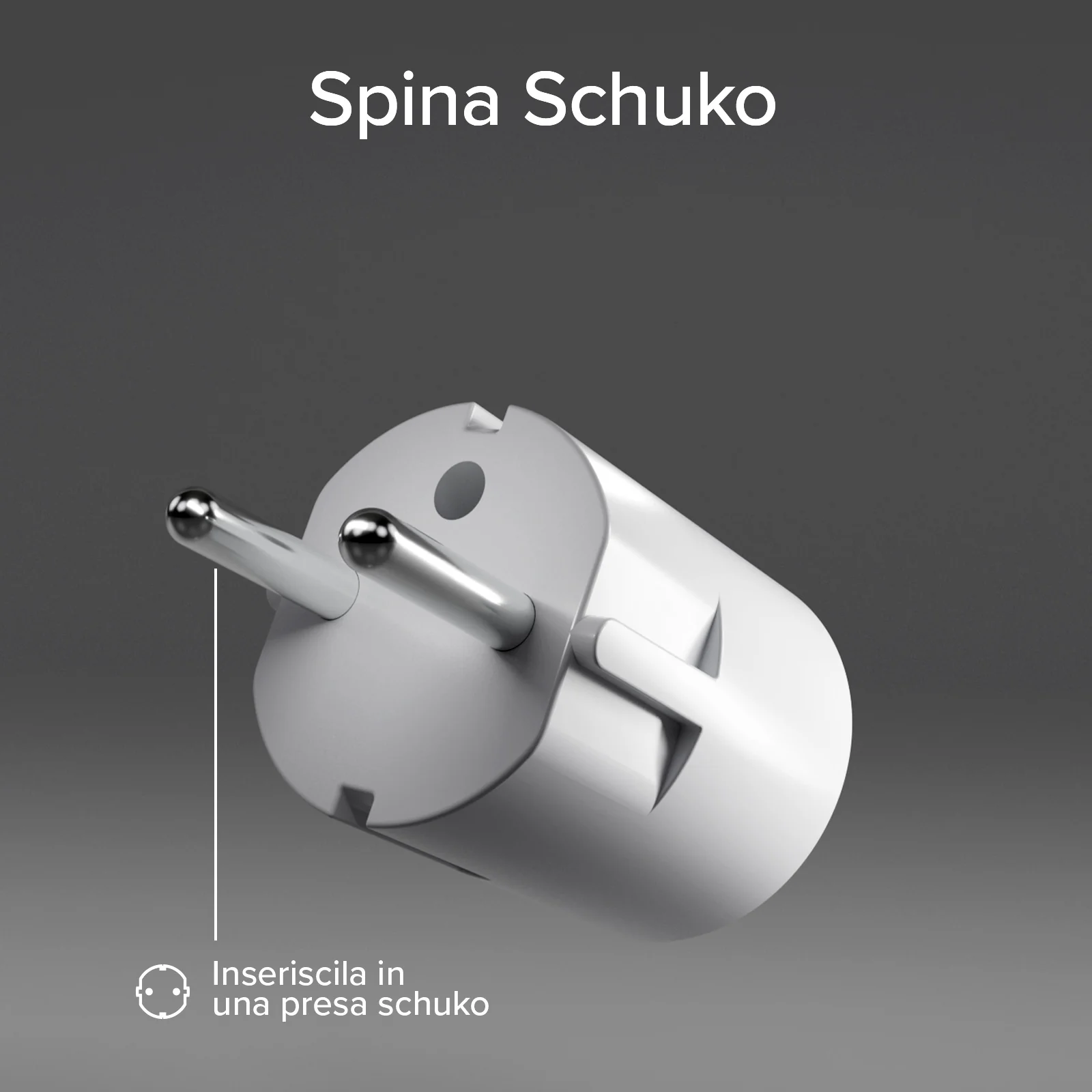 Caricatore con spina Schuko e porta USB-C 20W PD, adatto per MacBook Neo - Image 5