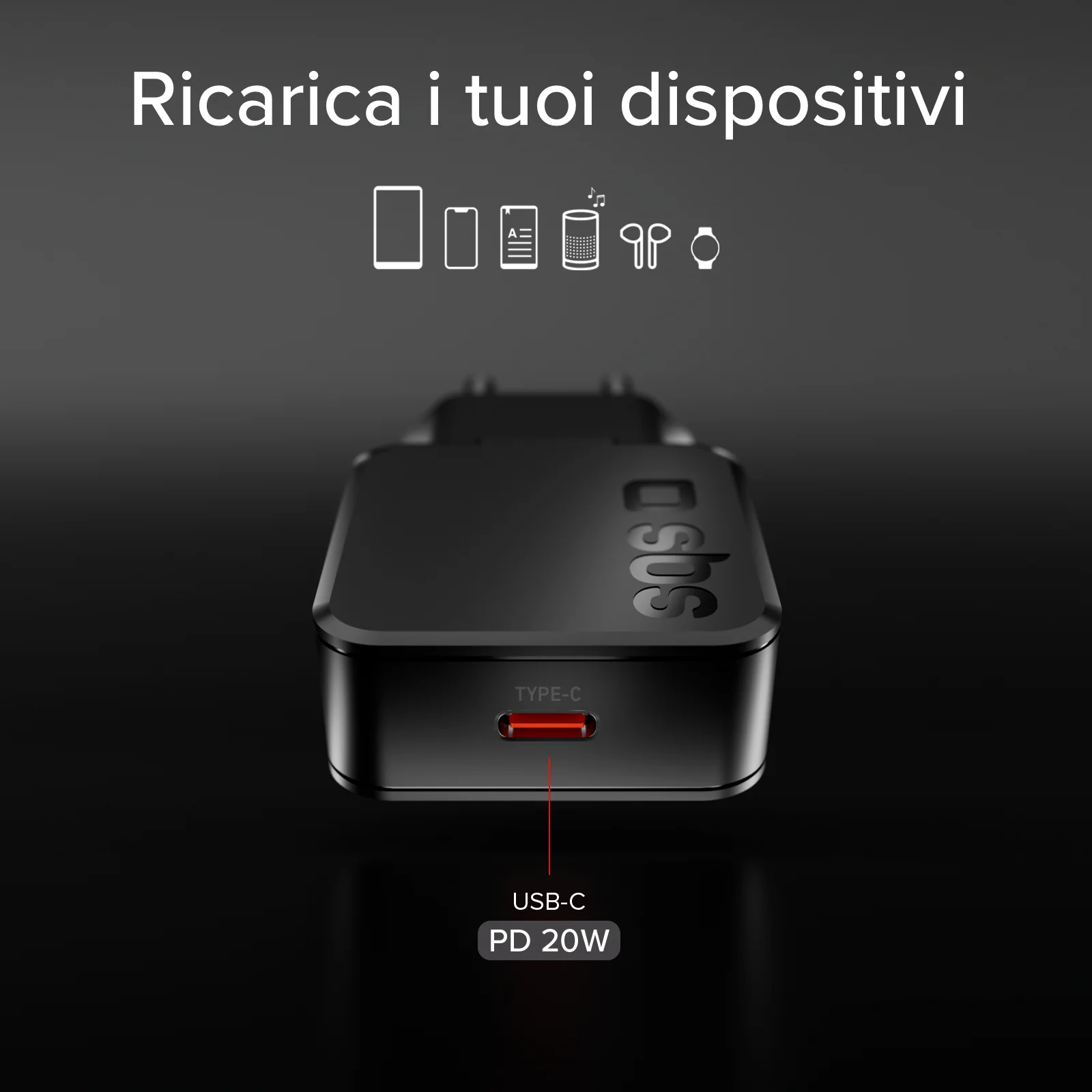 Caricatore da muro 20w USB-C Ultra Slim, adatto per MacBook Neo - Image 10
