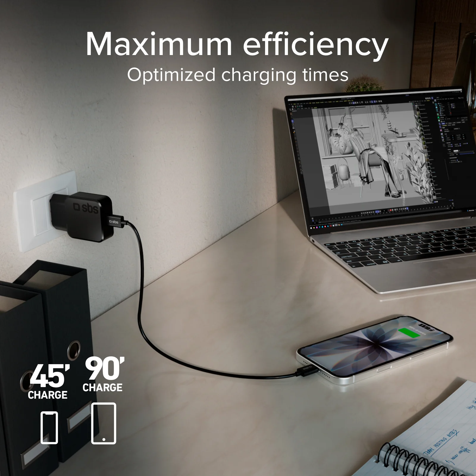 Caricatore da muro 20w USB-C Ultra Slim, adatto per MacBook Neo - Image 14