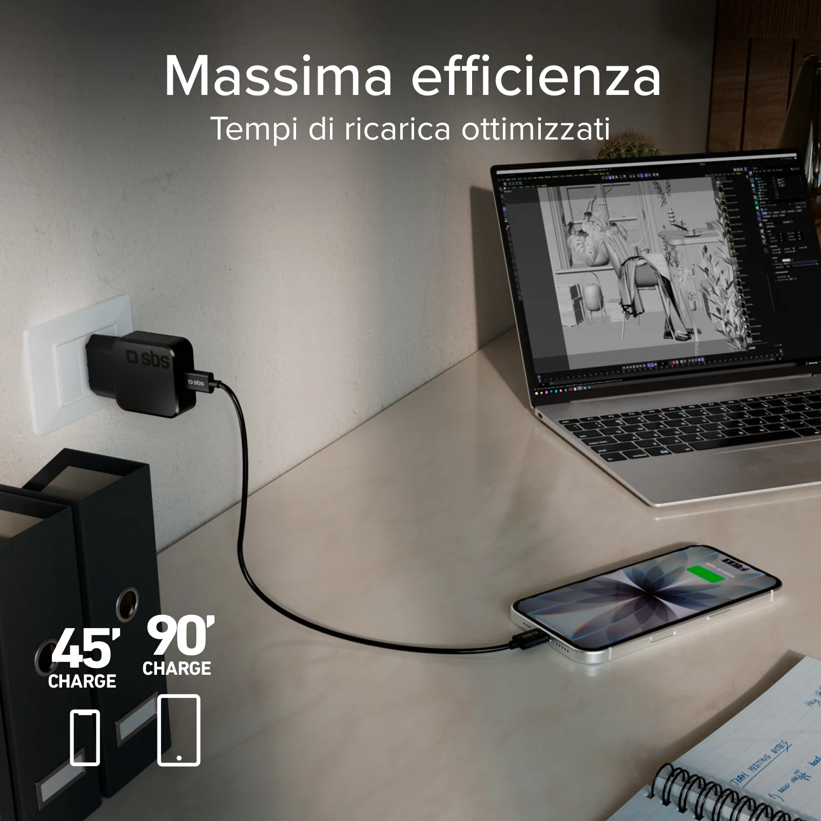 Caricatore da muro 20w USB-C Ultra Slim, adatto per MacBook Neo - Image 15