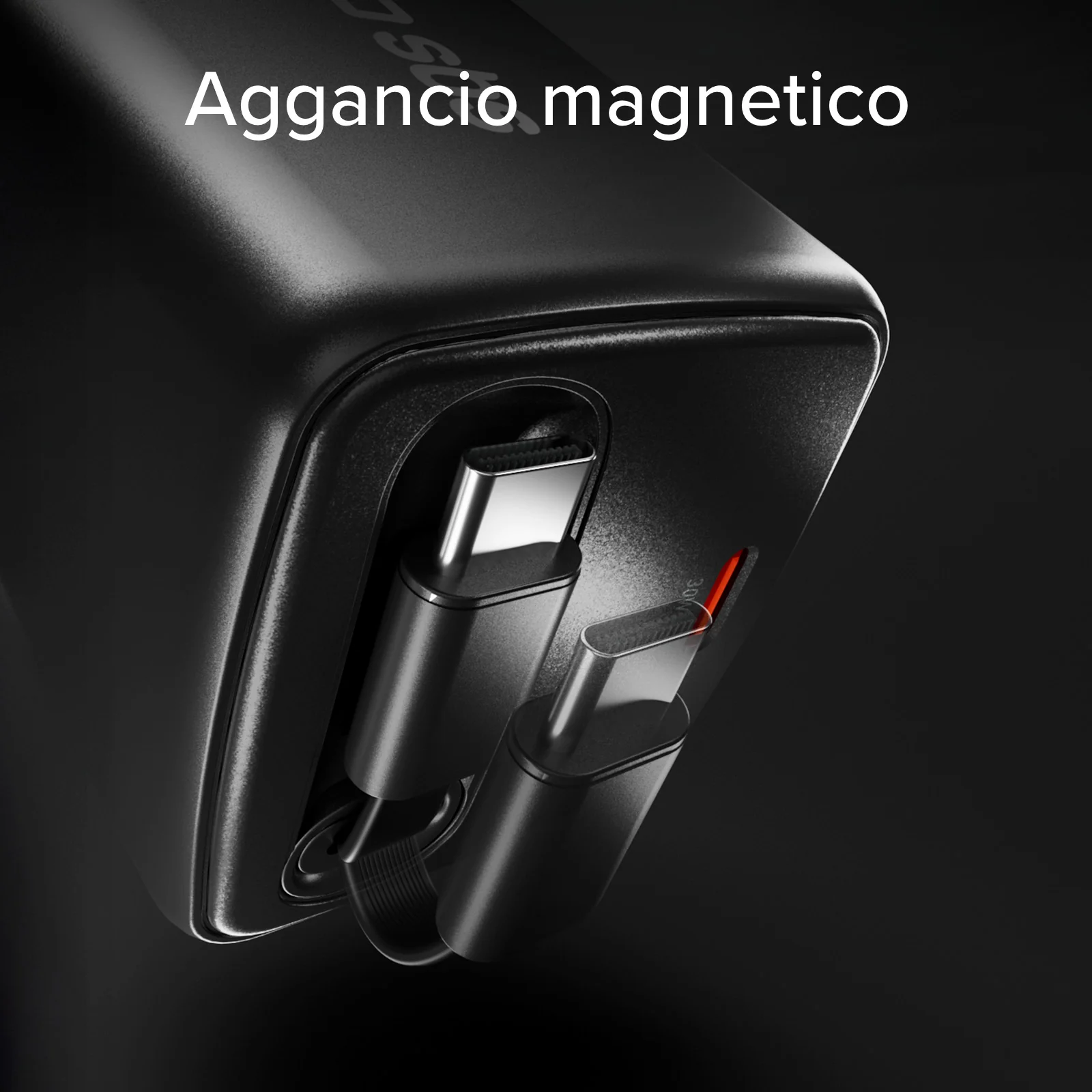 Caricatore GaN USB-C 30w con cavo retrattile - Image 13