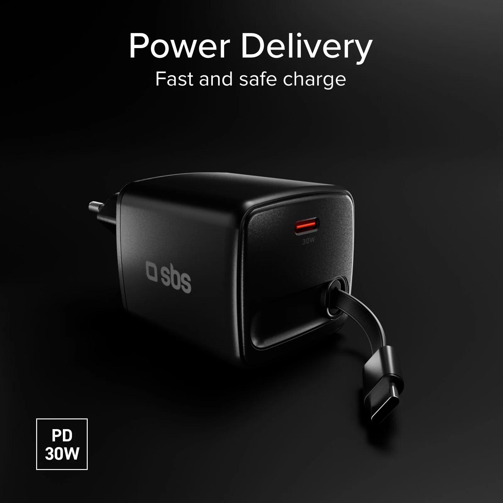 Caricatore GaN USB-C 30w con cavo retrattile - Image 14