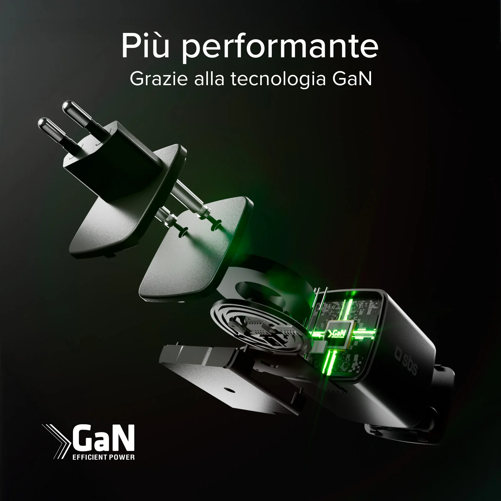Caricatore USB-C 45W con cavo integrato retrattile GaN - Image 5