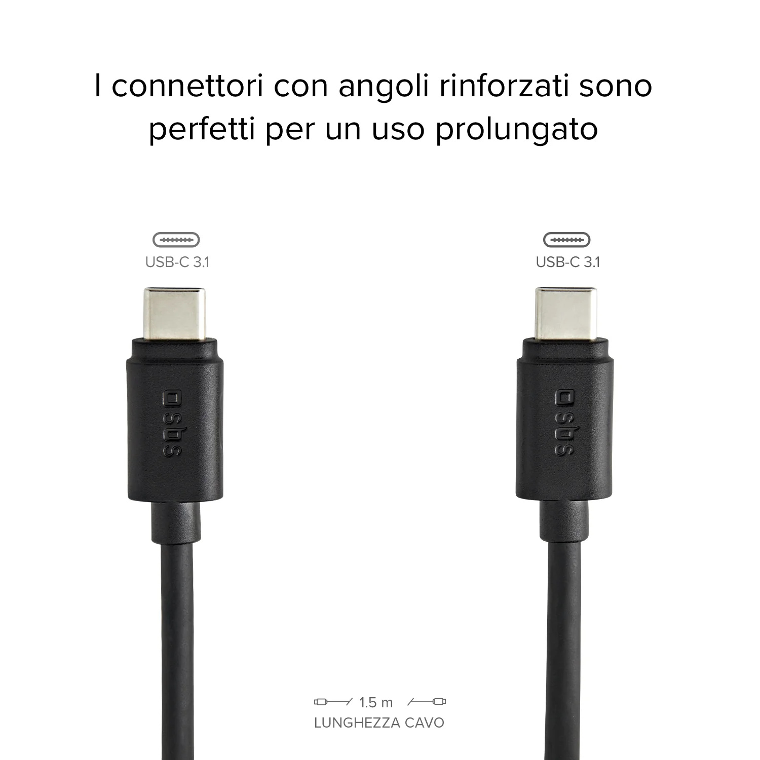 Cavo dati e ricarica con connettori Type-C 3.1 - Image 3