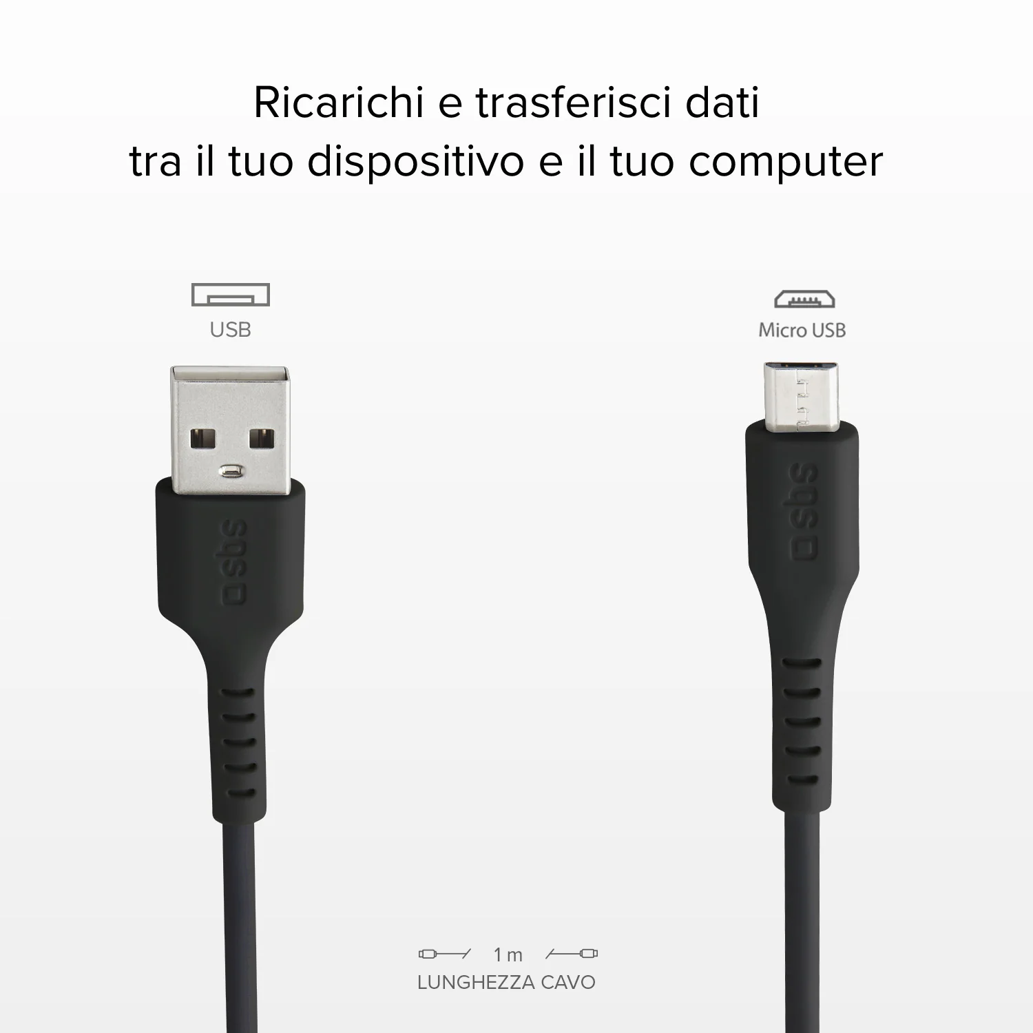 Cavo dati e ricarica USB 2.0 - Micro USB - Image 3