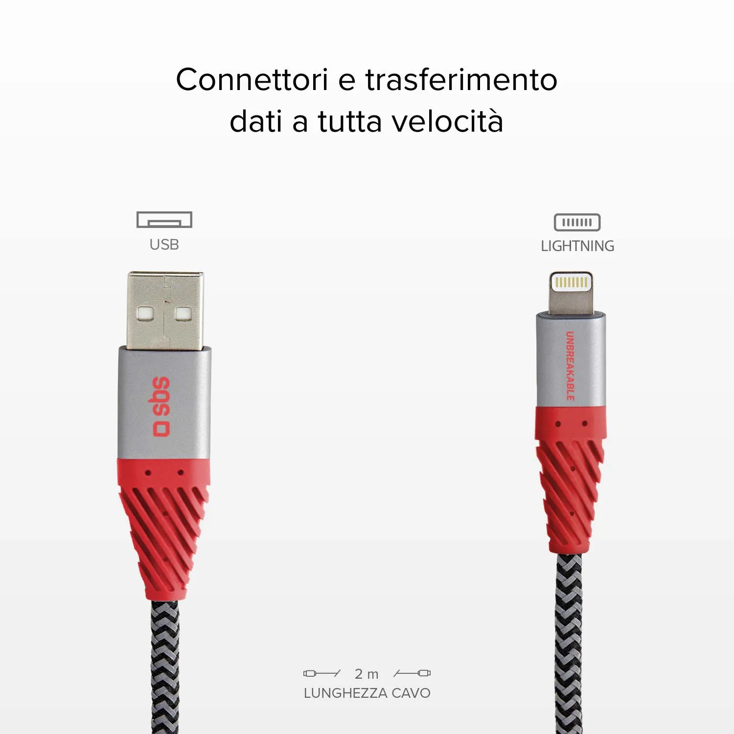 Cavo rifrangente in fibra aramidica USB 2.0 Lightning - Image 10