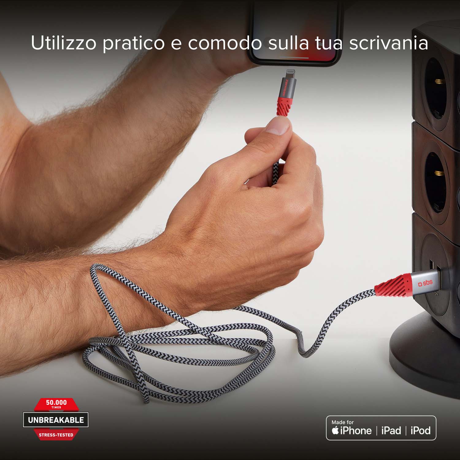 Cavo rifrangente in fibra aramidica USB 2.0 Lightning - Image 13