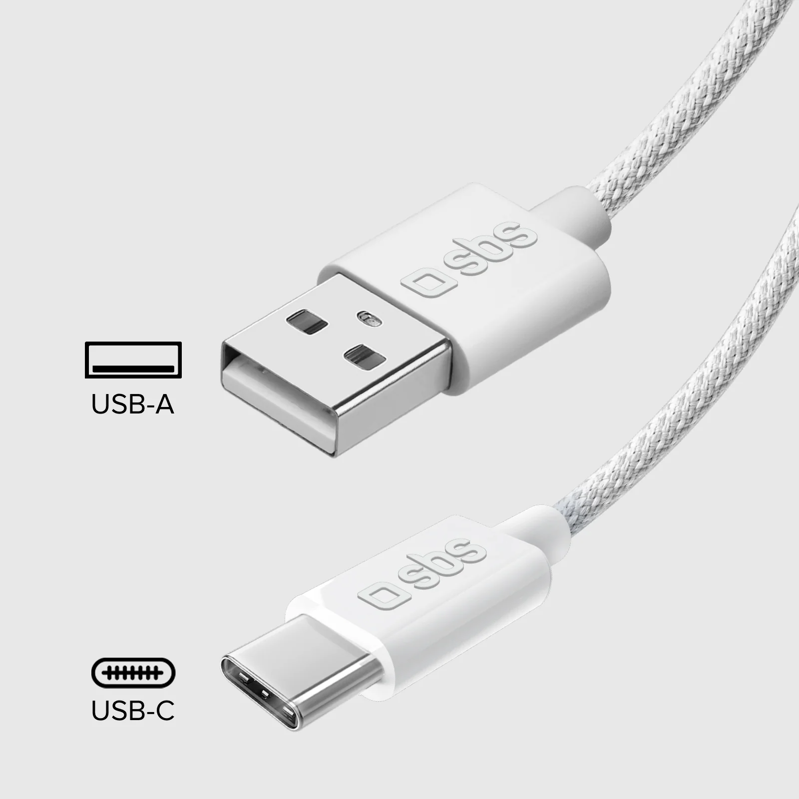 Cavo USB-A - USB-C in tessuto con fermacavo, 1.5 metri - Image 2