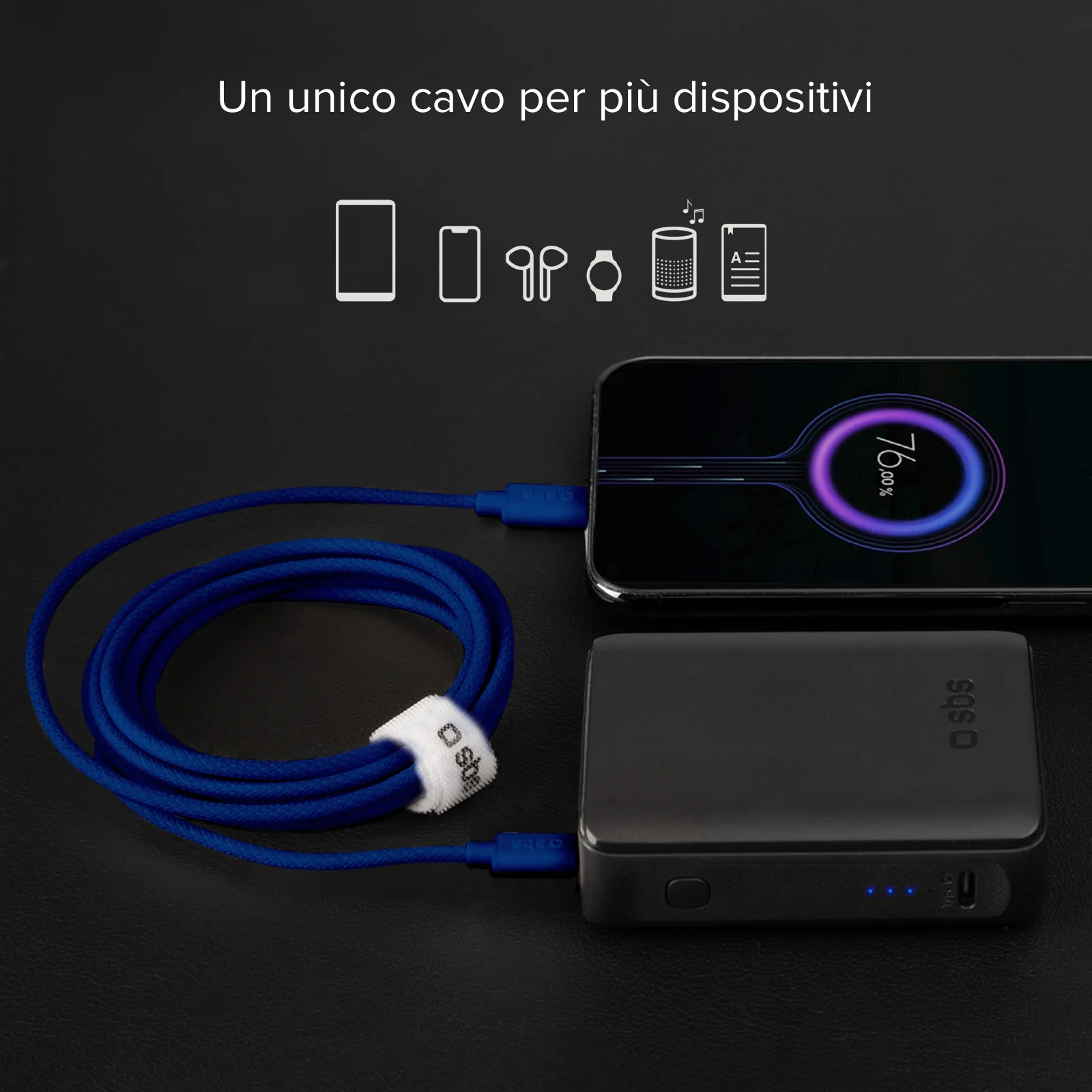 Cavo USB-C - USB-C in tessuto con fermacavo, 1.5 metri - Image 17
