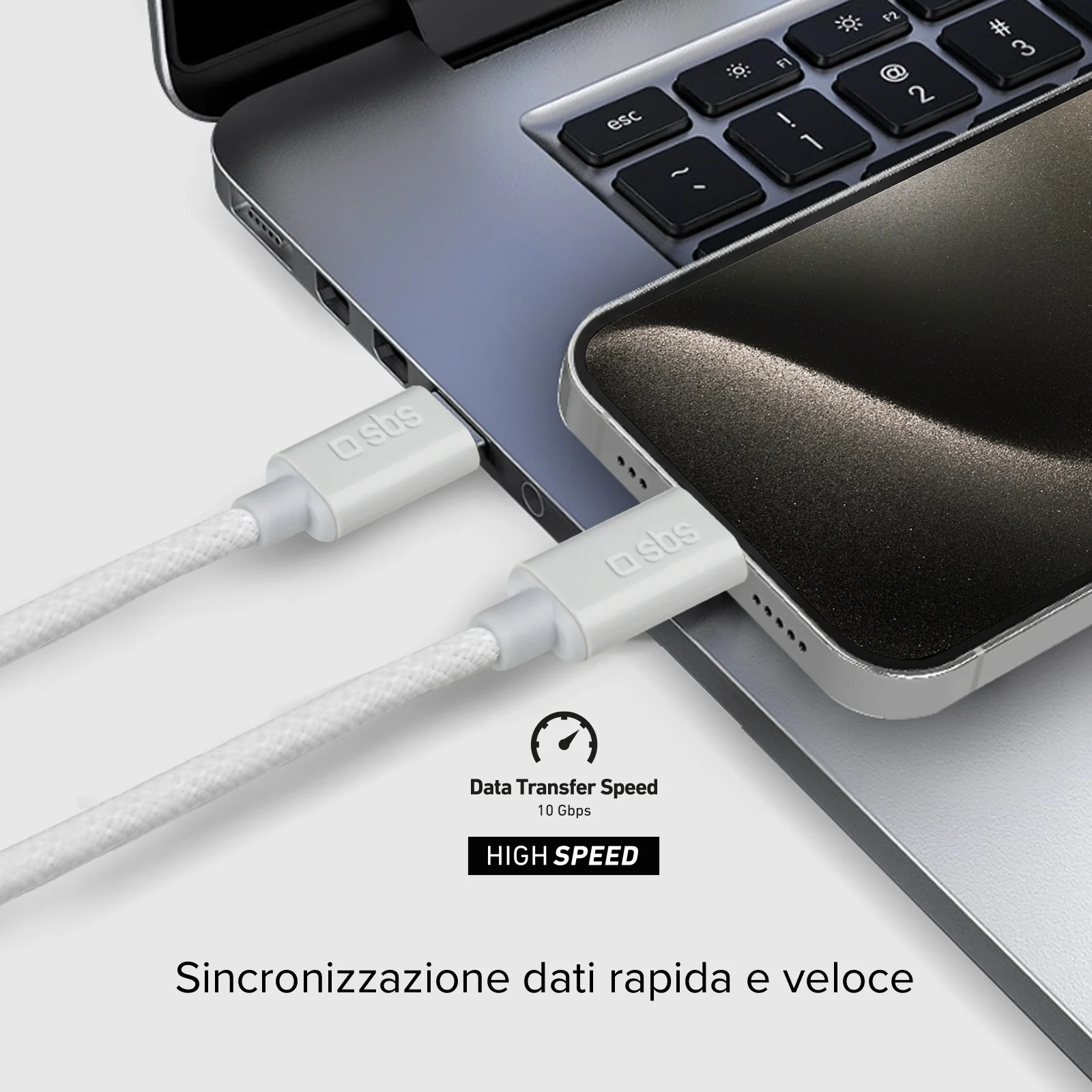 Cavo ricarica e dati USB-C 3.2 compatibile con Power Delivery a 240W - Image 7