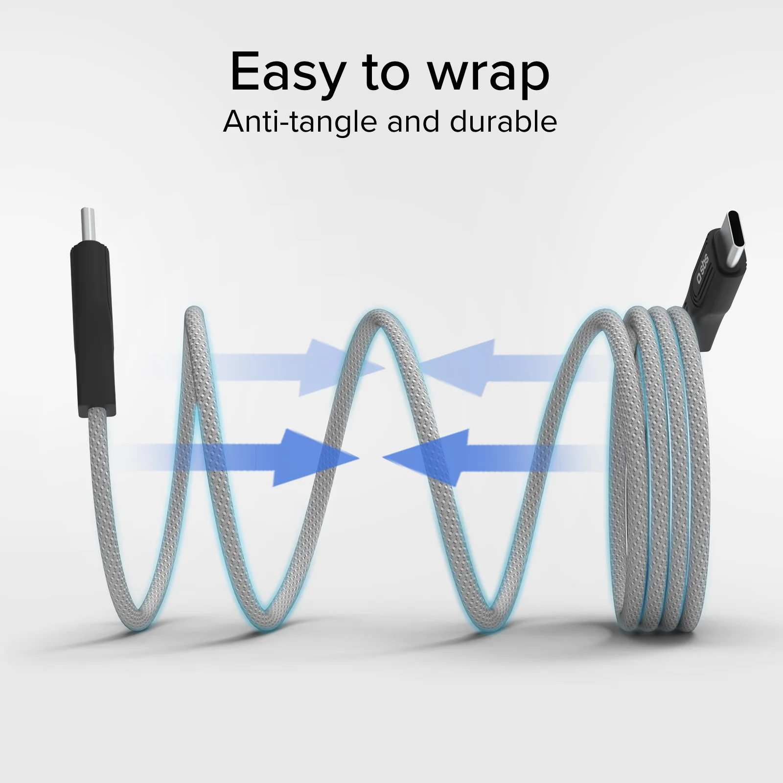 Cavo USB-C - USB-C con finitura magnetica, 1 metro - Image 3