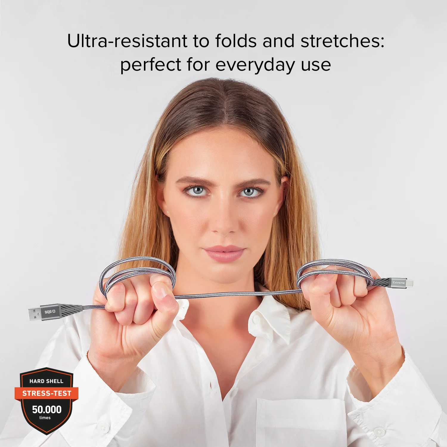 Cavo USB-A - USB-C dati e ricarica ultra resistente in fibra aramidica 1.5 m - Image 8