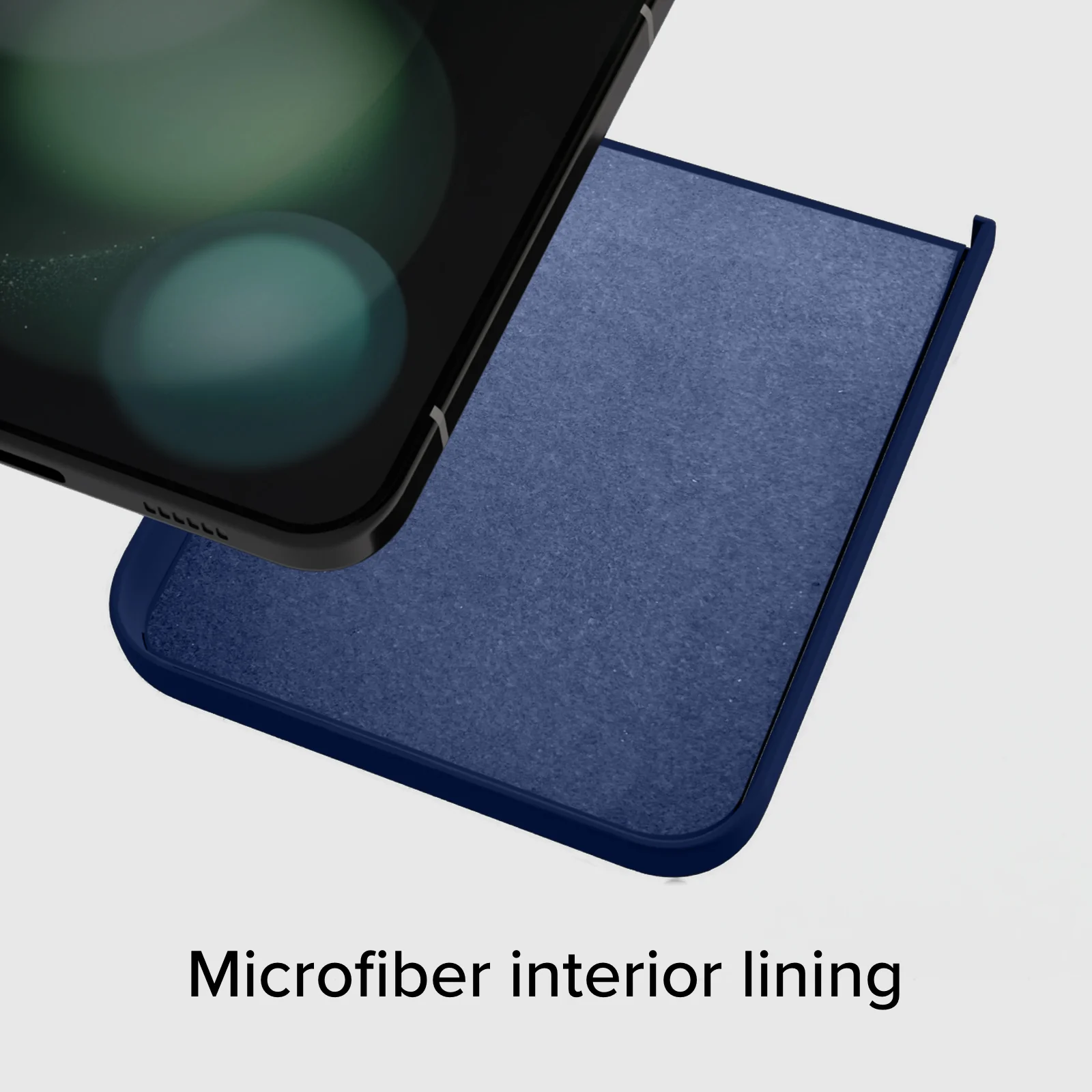 Cover in silicone con interni in microfibra per Samsung Z Flip 5 - Image 10