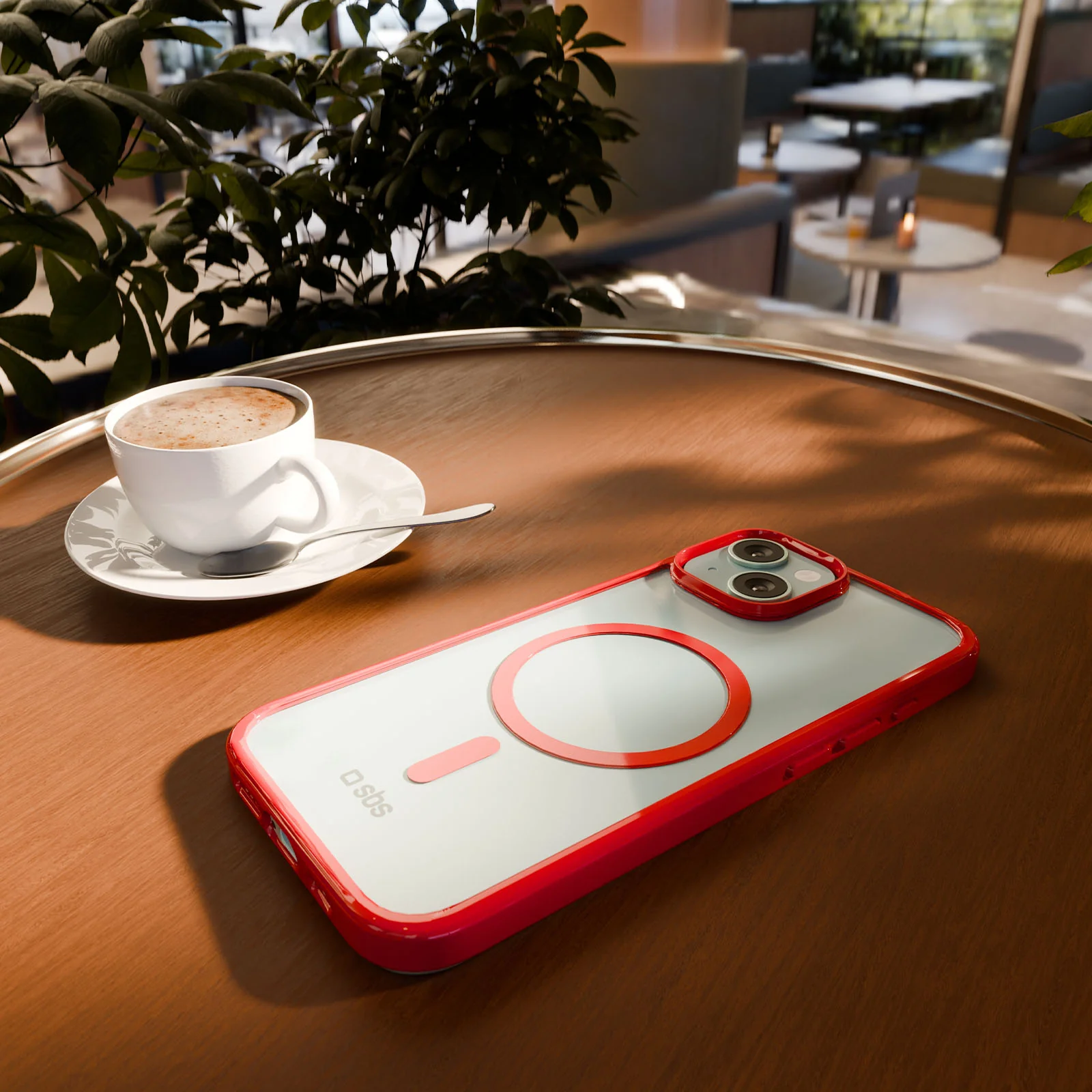 Cover per iPhone 15 con bordi colorati compatibile con ricarica MagSafe - Image 30