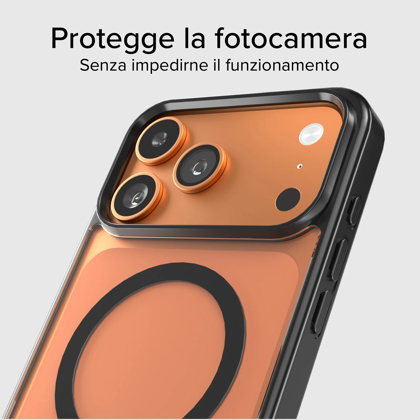 Cover per iPhone 17 Pro con bordi colorati compatibile con ricarica MagSafe - Image 7