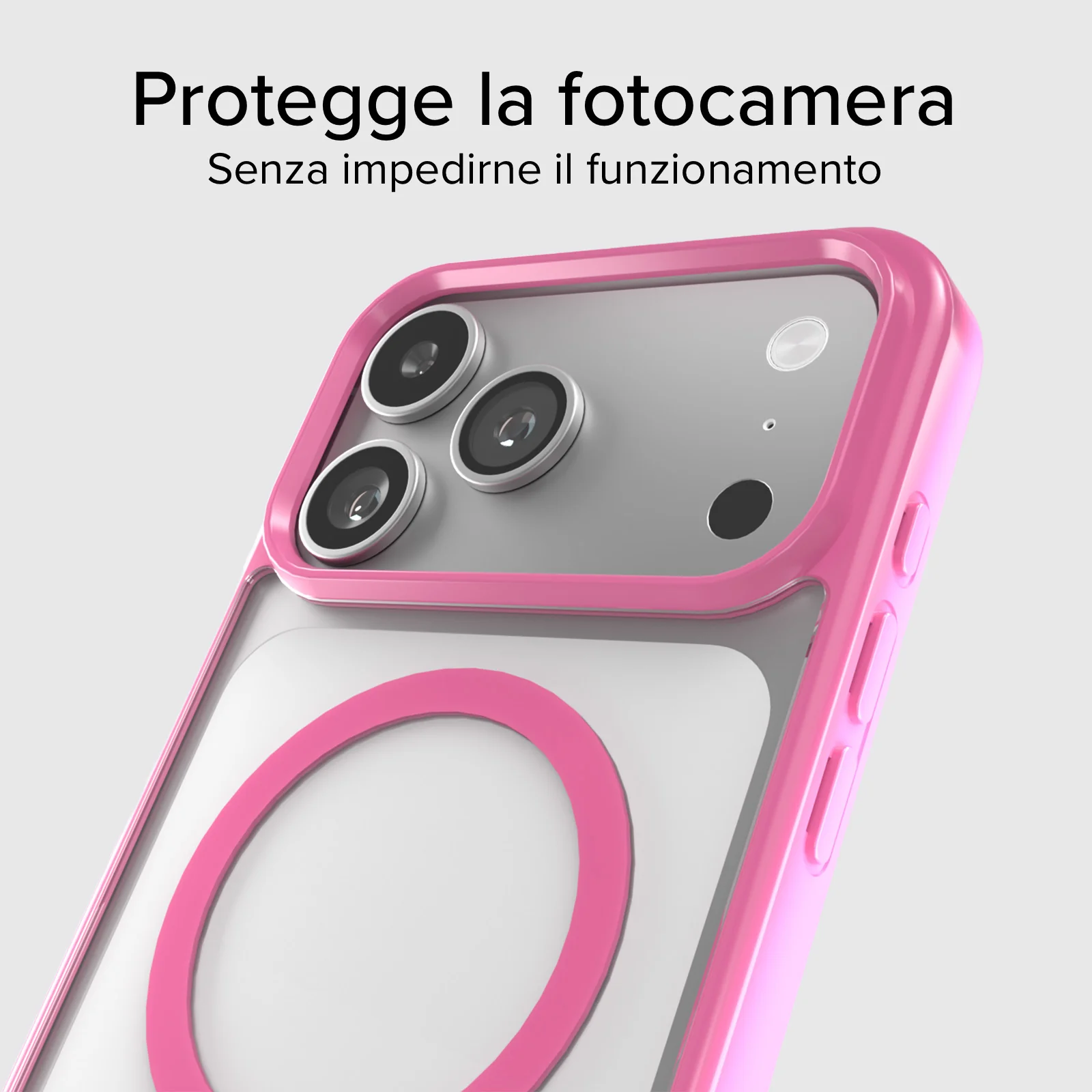 Cover per iPhone 17 Pro Max con bordi colorati compatibile con ricarica MagSafe - Image 37