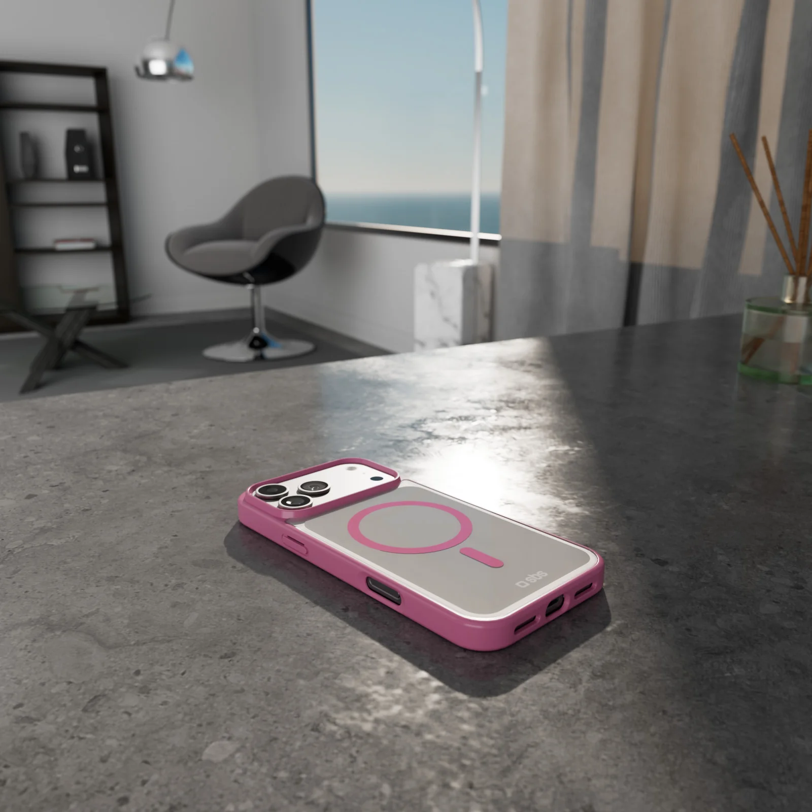 Cover per iPhone 17 Pro Max con bordi colorati compatibile con ricarica MagSafe - Image 44