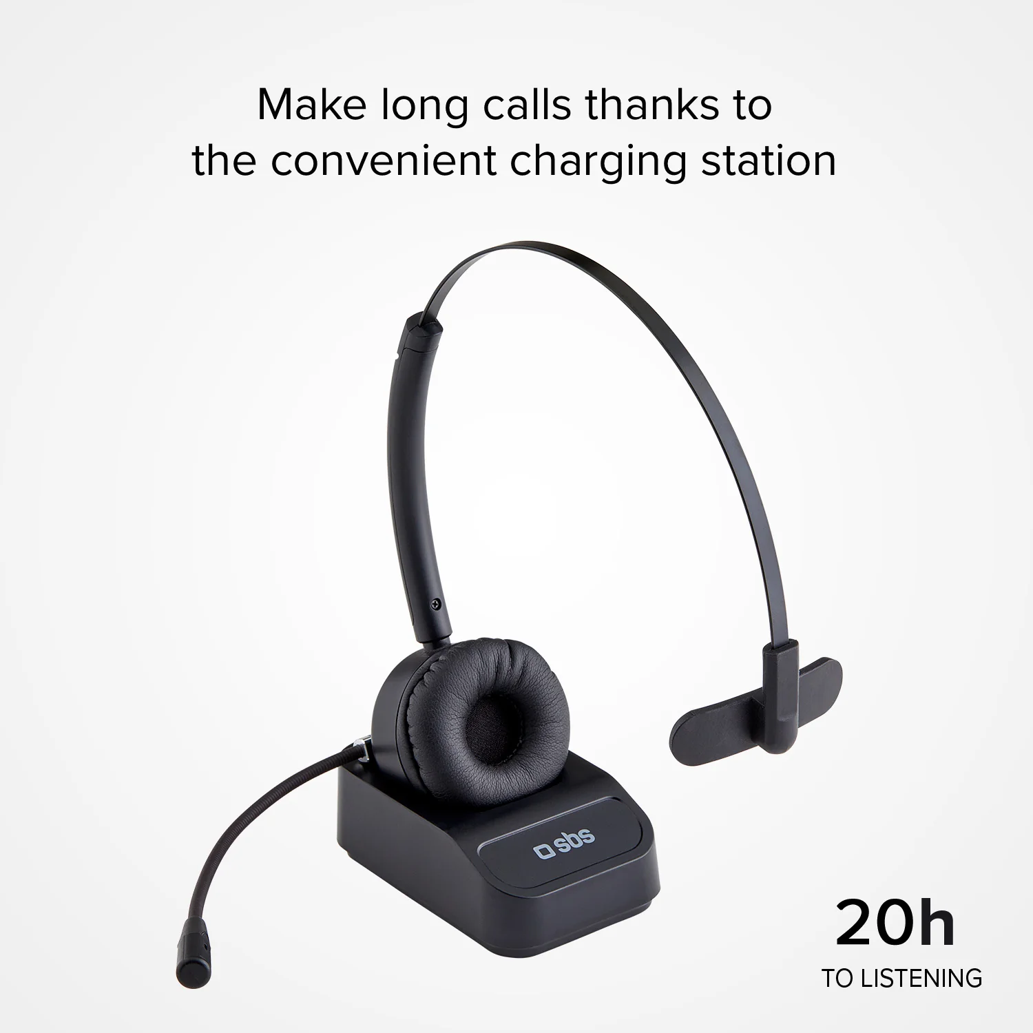 Cuffia mono Wireless Multipoint con microfono - Image 3