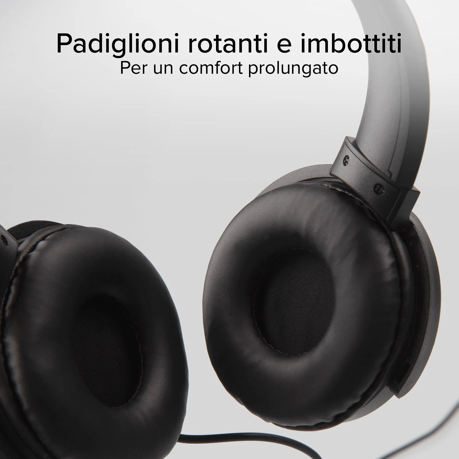 Cuffie a filo con USB-C e padiglioni morbidi rotanti - Image 5
