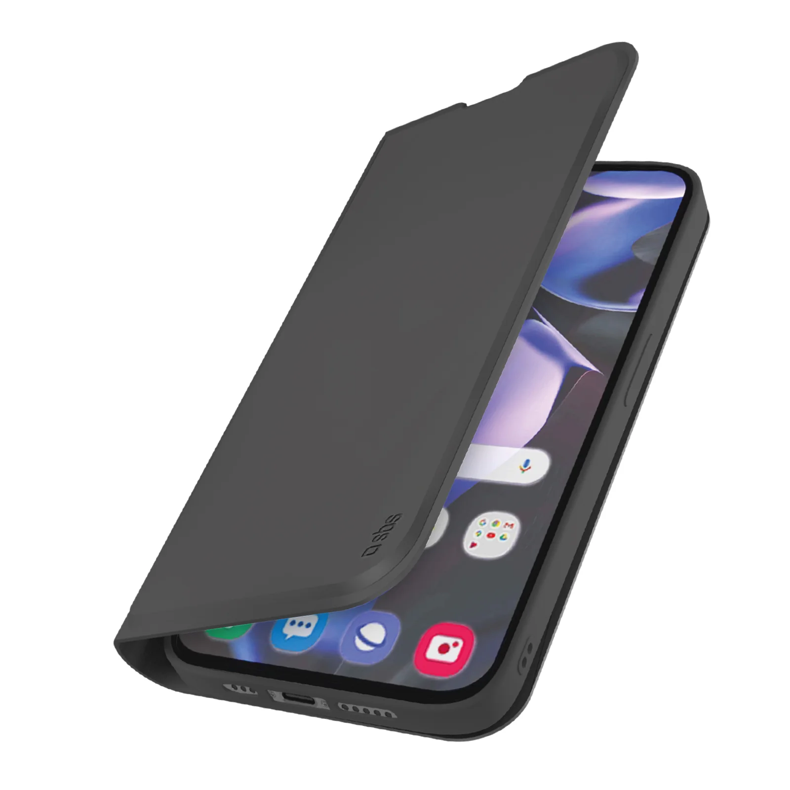 Custodia a libro con supporto stand e superficie soft touch per Google Pixel 9a
