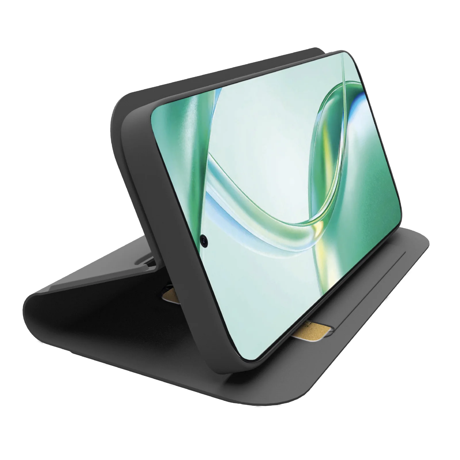Custodia a libro con supporto stand e superficie soft touch per Honor 200 Smart - Image 2