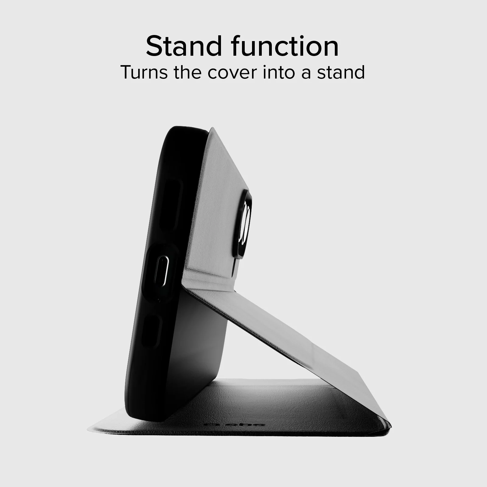 Custodia a libro con supporto stand e superficie soft touch per iPhone 16 Plus - Image 6