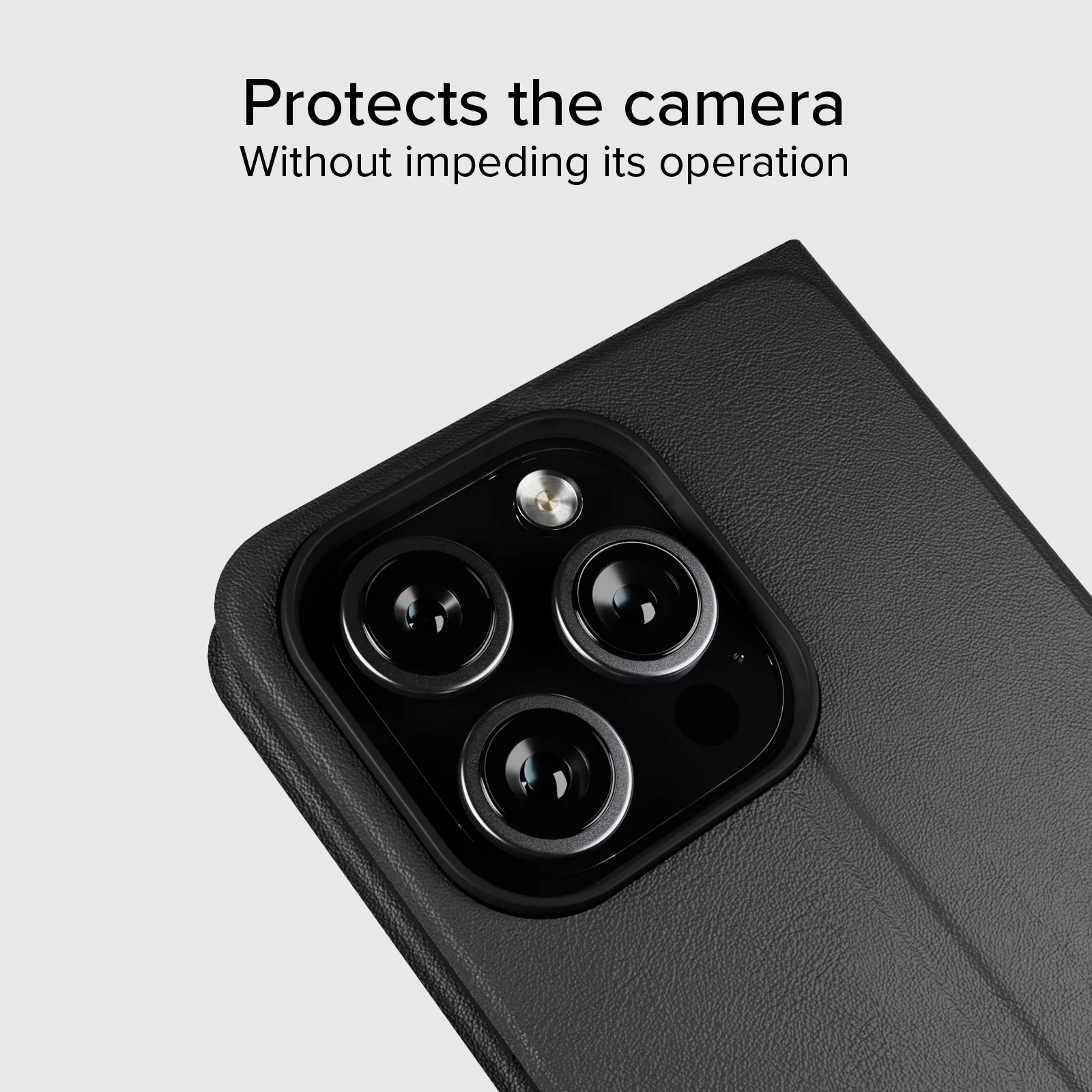 Custodia a libro con supporto stand e superficie soft touch per iPhone 16 Pro - Image 10