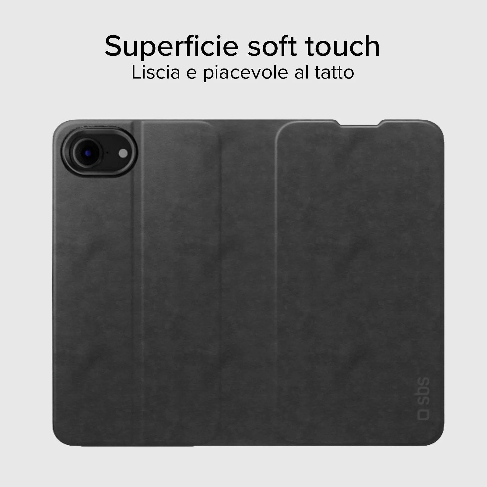 Custodia a libro con supporto stand e superficie soft touch per iPhone 17e/16e - Image 7