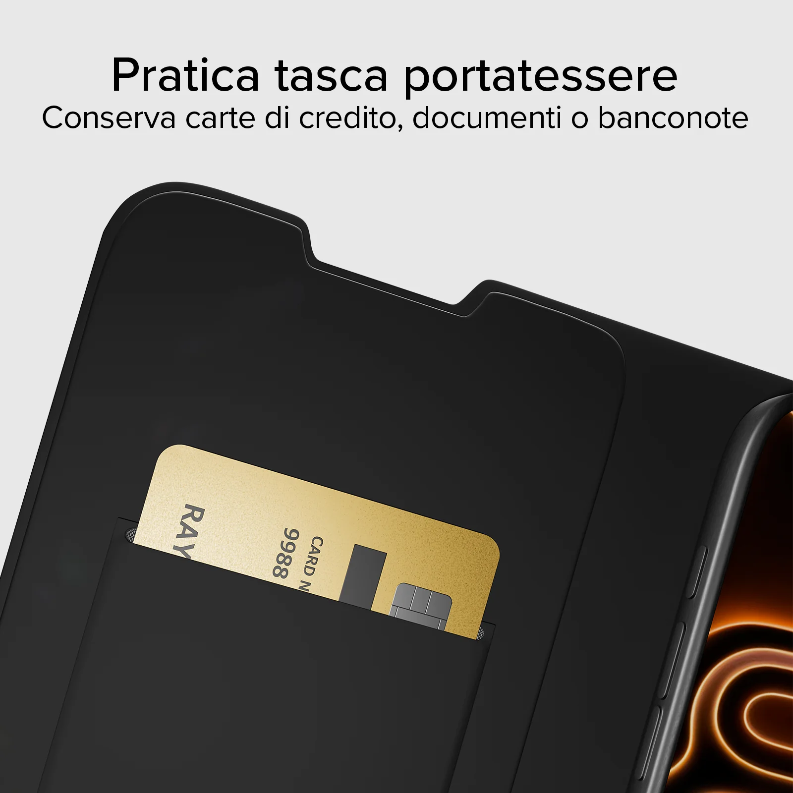 Custodia a libro con supporto stand per iPhone 17 Pro - Image 9