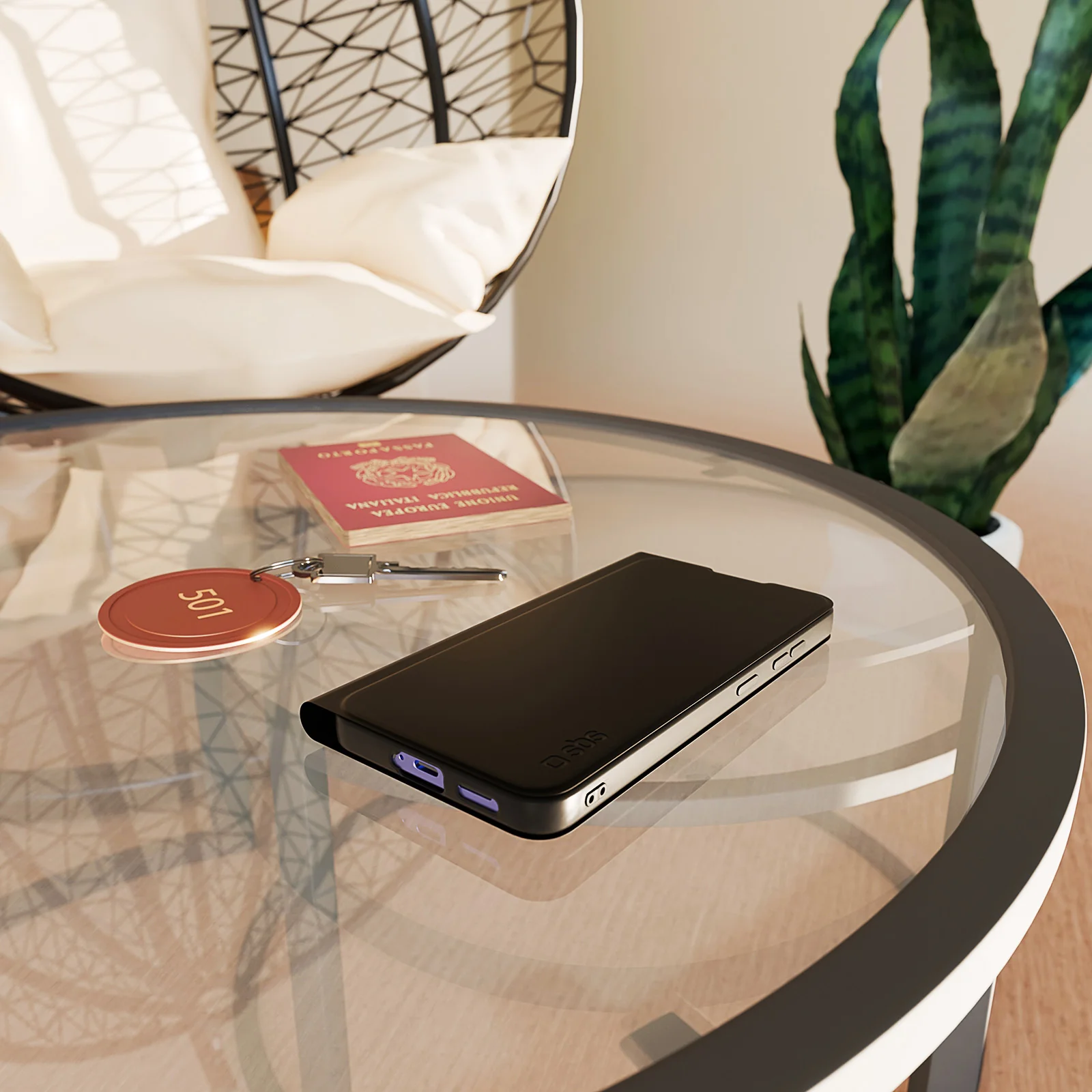 Custodia a libro con supporto stand e superficie soft touch per Samsung S25 - Image 13