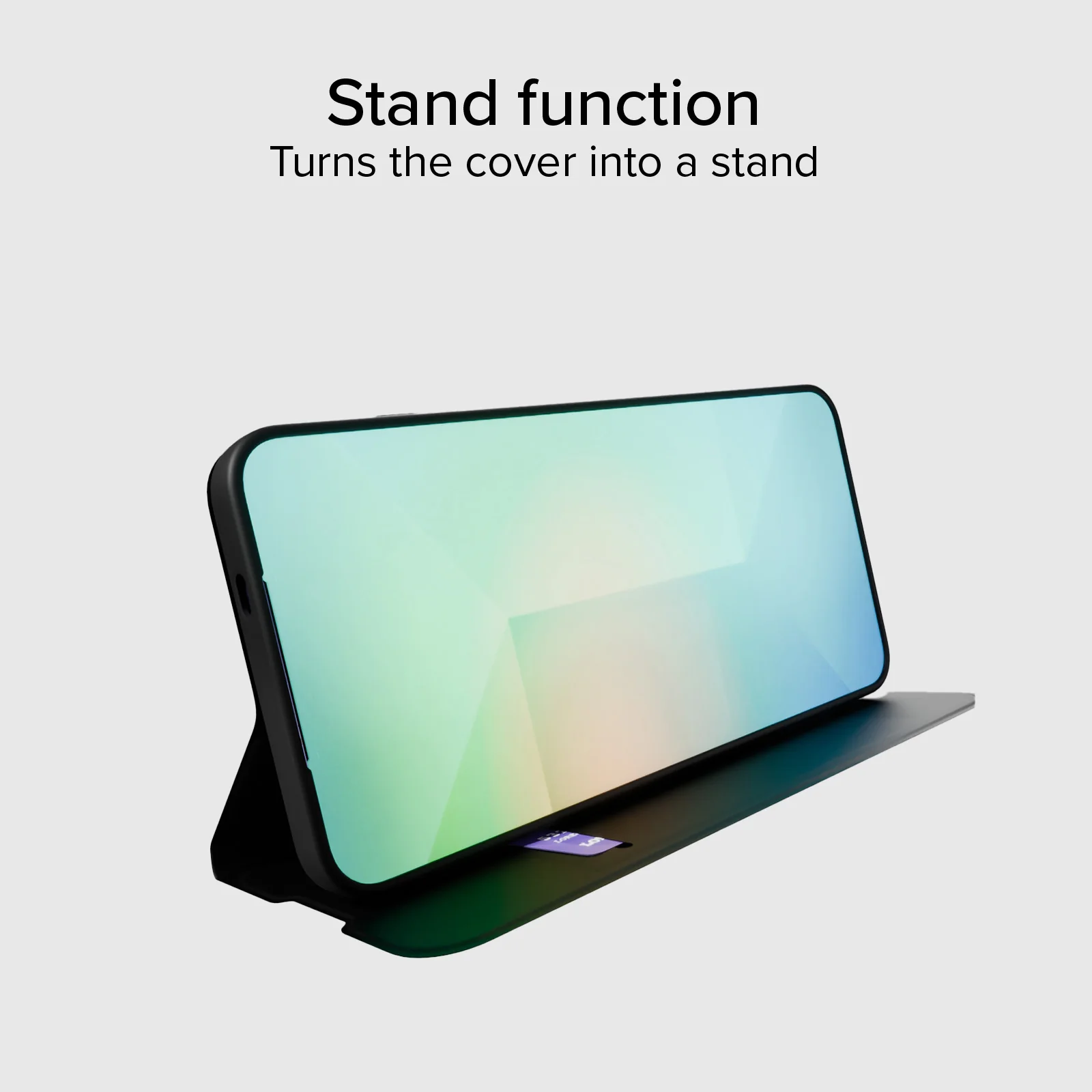 Custodia a libro con supporto stand e superficie soft touch per Samsung S25 - Image 6