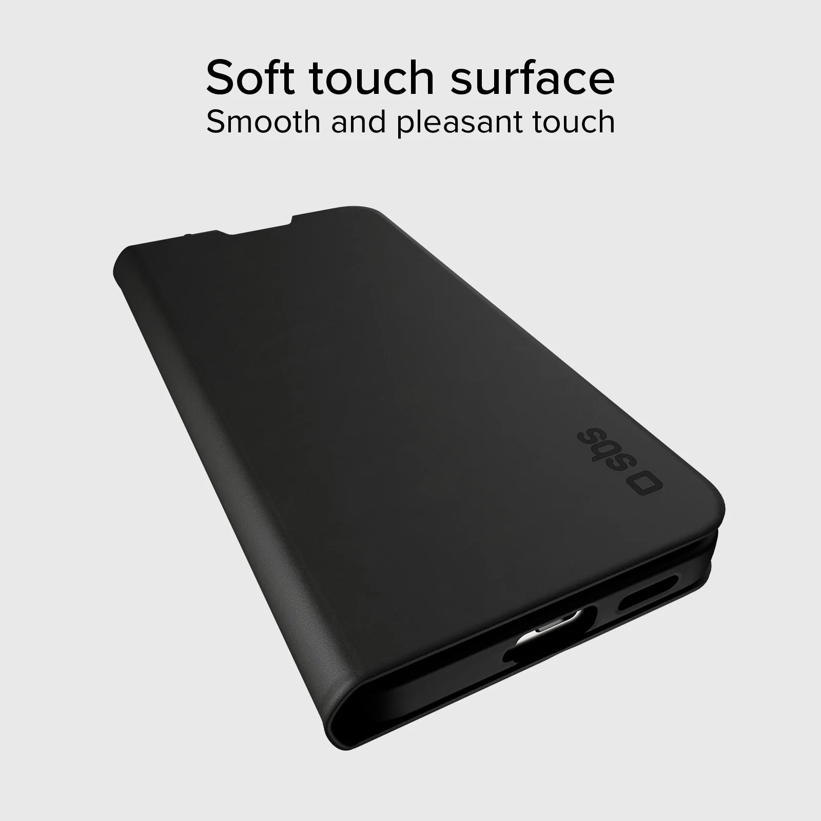 Custodia a libro con supporto stand e superficie soft touch per Samsung S26 - Image 4