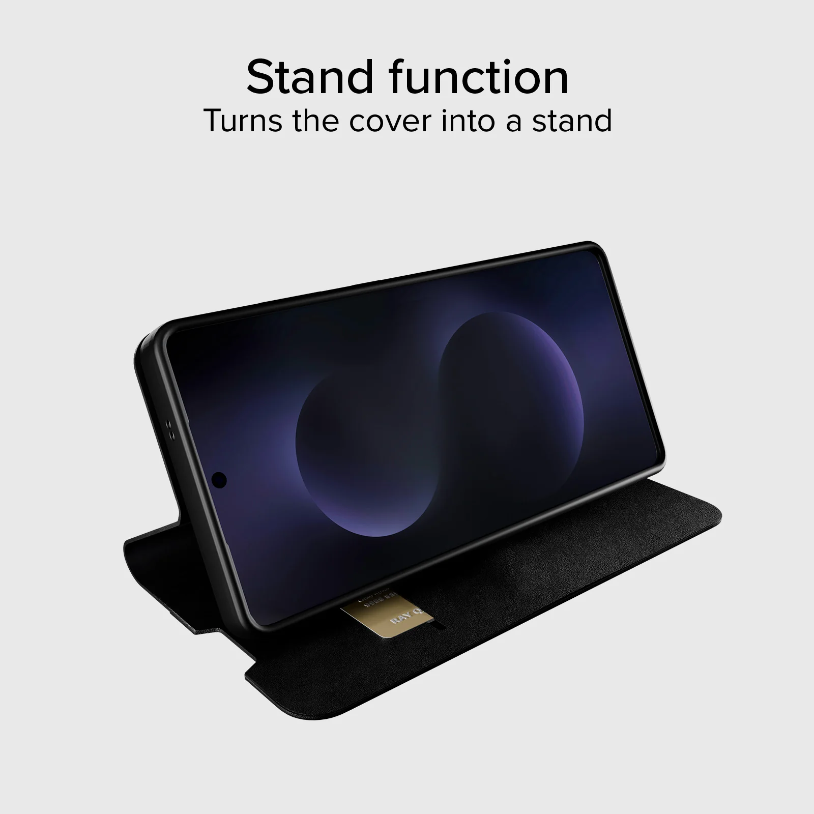 Custodia a libro con supporto stand e superficie soft touch per Samsung S26 Ultra - Image 6