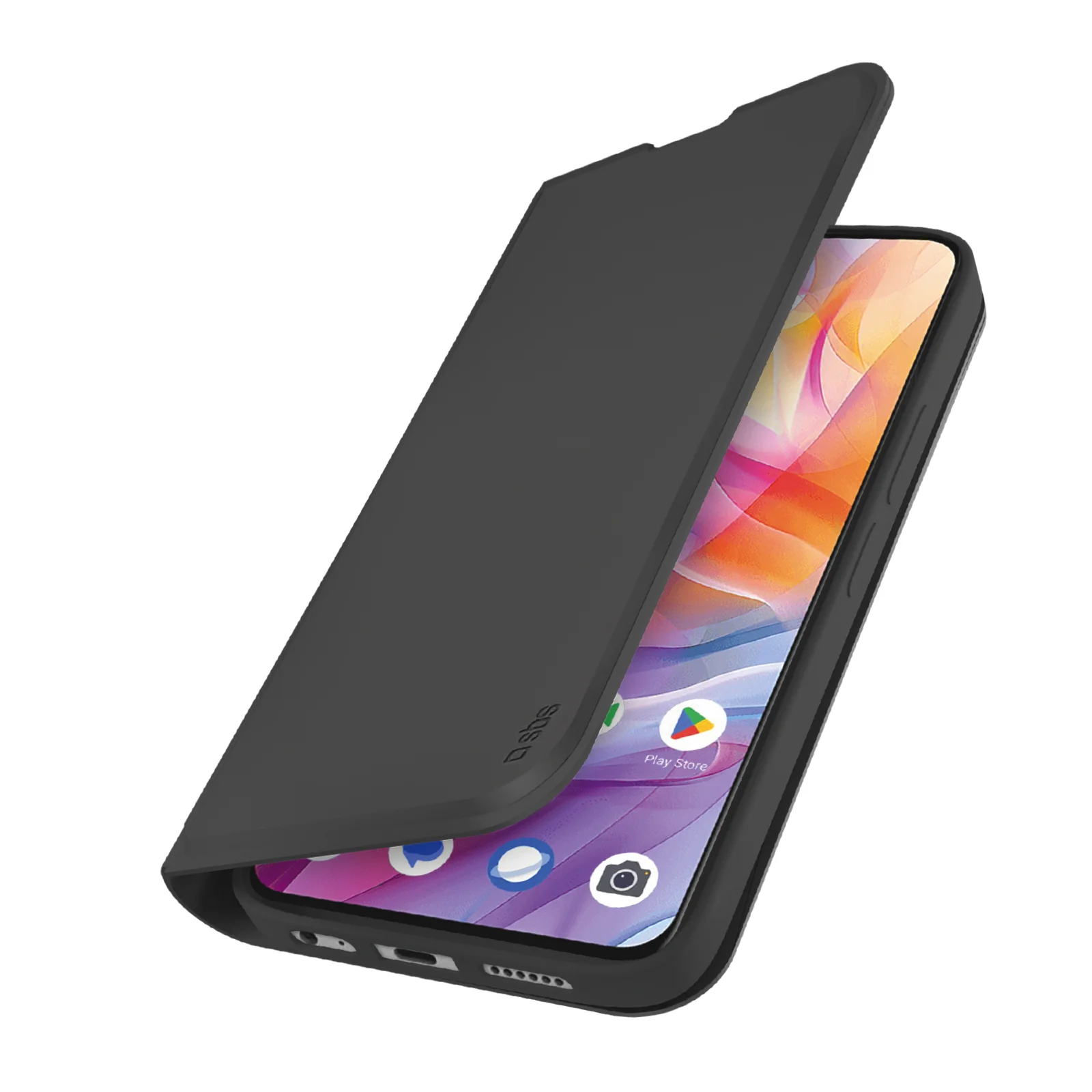 Custodia a libro con supporto stand, soft touch per ZTE Blade V70 Vita