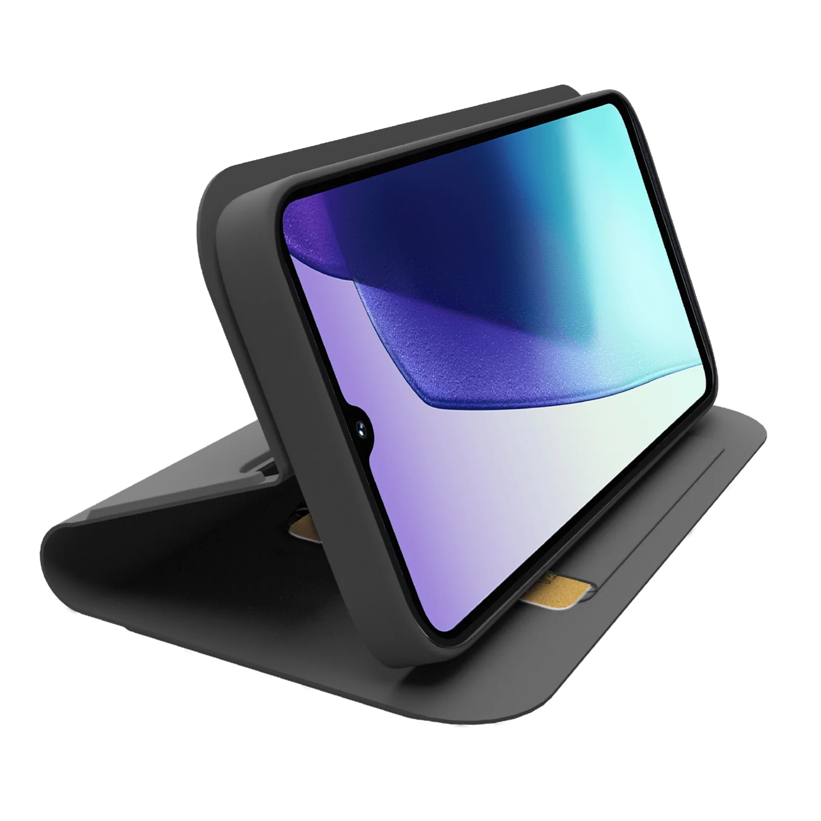 Custodia a libro con supporto stand e superficie soft touch per Xiaomi Redmi 14C - Image 2