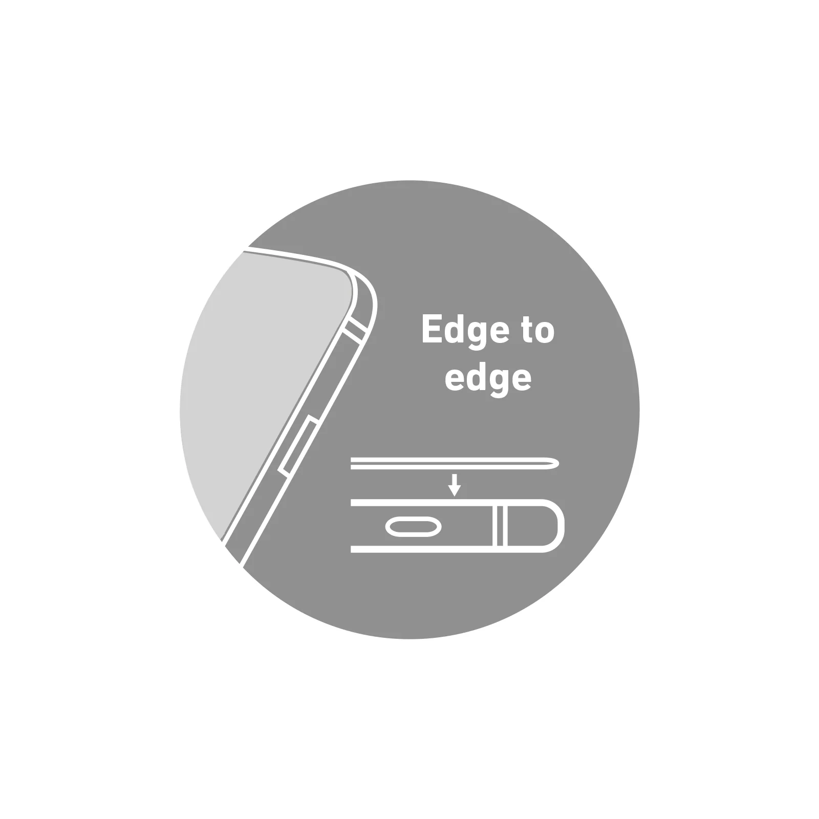 Glass screen protector Full Cover per Oppo A52 - Image 3